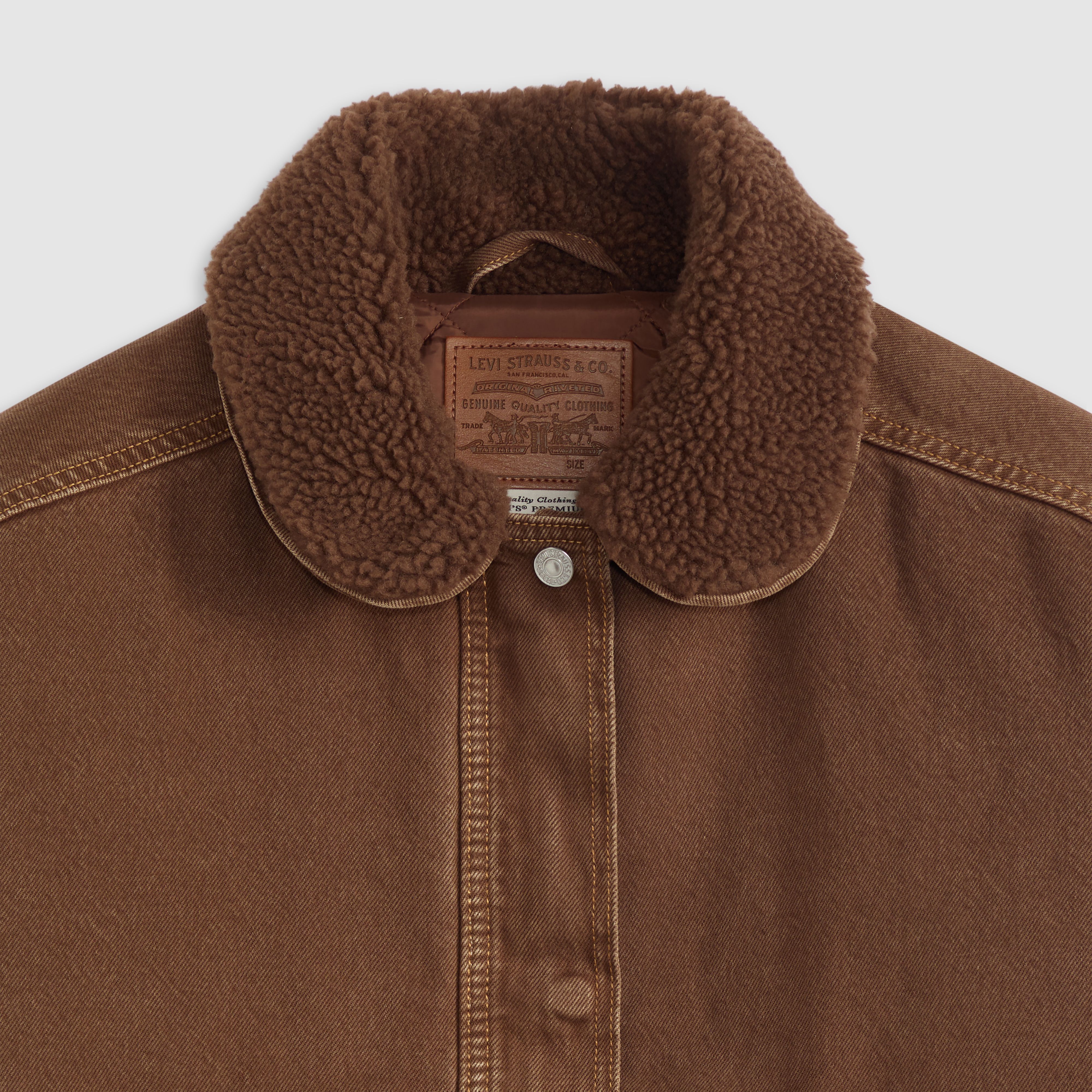 Everyday Bomber with Faux Shearling Collar 6