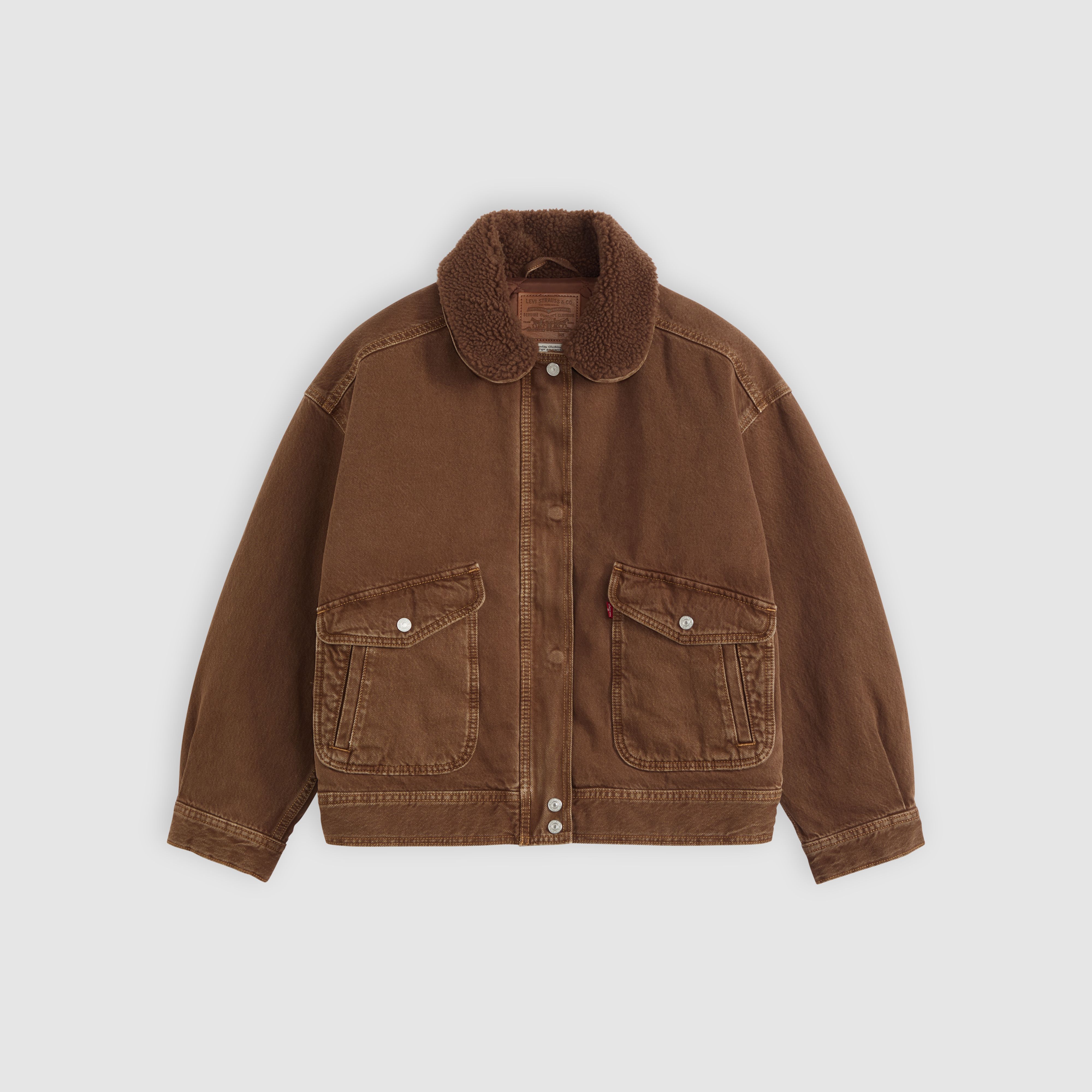 Everyday Bomber with Faux Shearling Collar 5