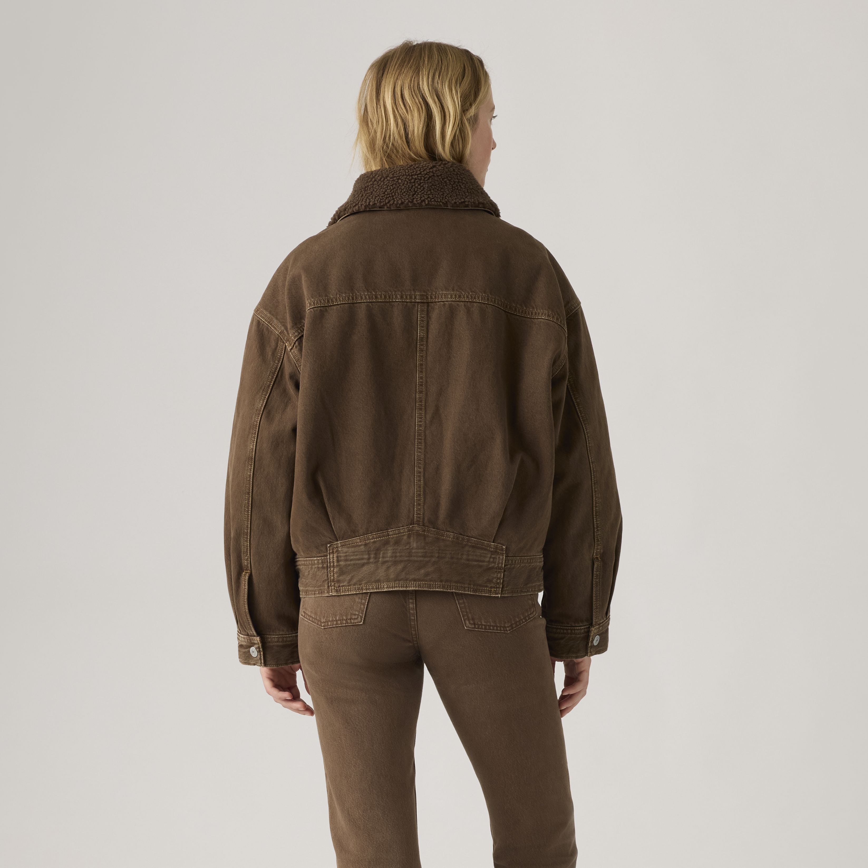 Everyday Bomber with Faux Shearling Collar 3