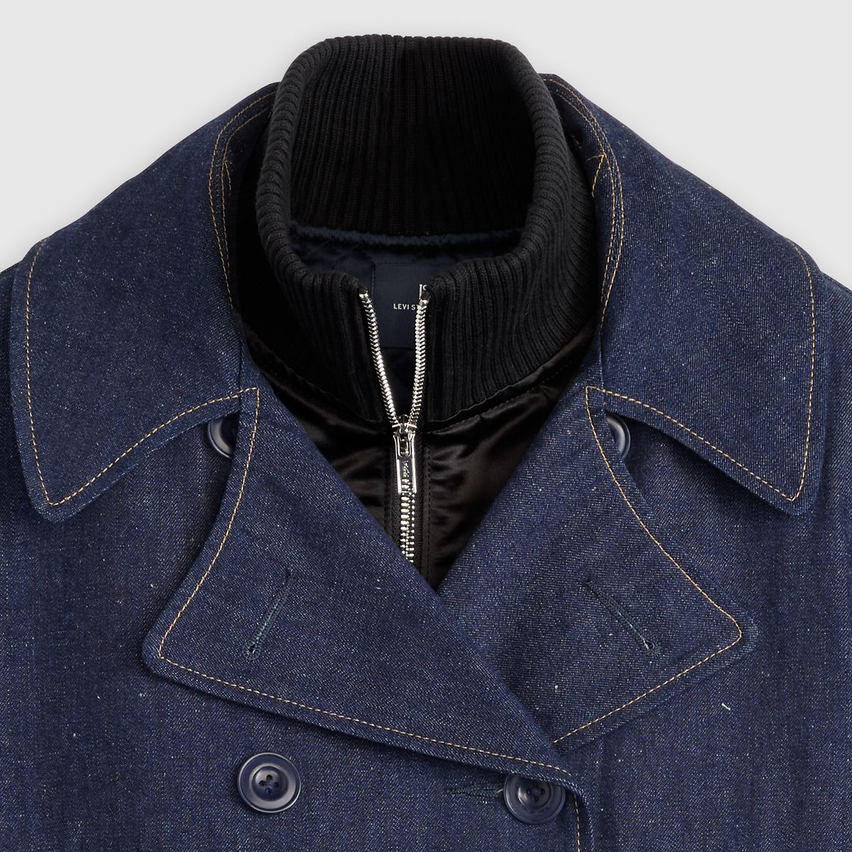 Levi's® Blue Tab™ Mariner Peacoat — Rinse - Blue