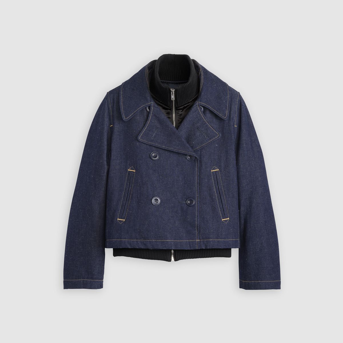 Levi's® Blue Tab™ Mariner Peacoat — Rinse - Blue