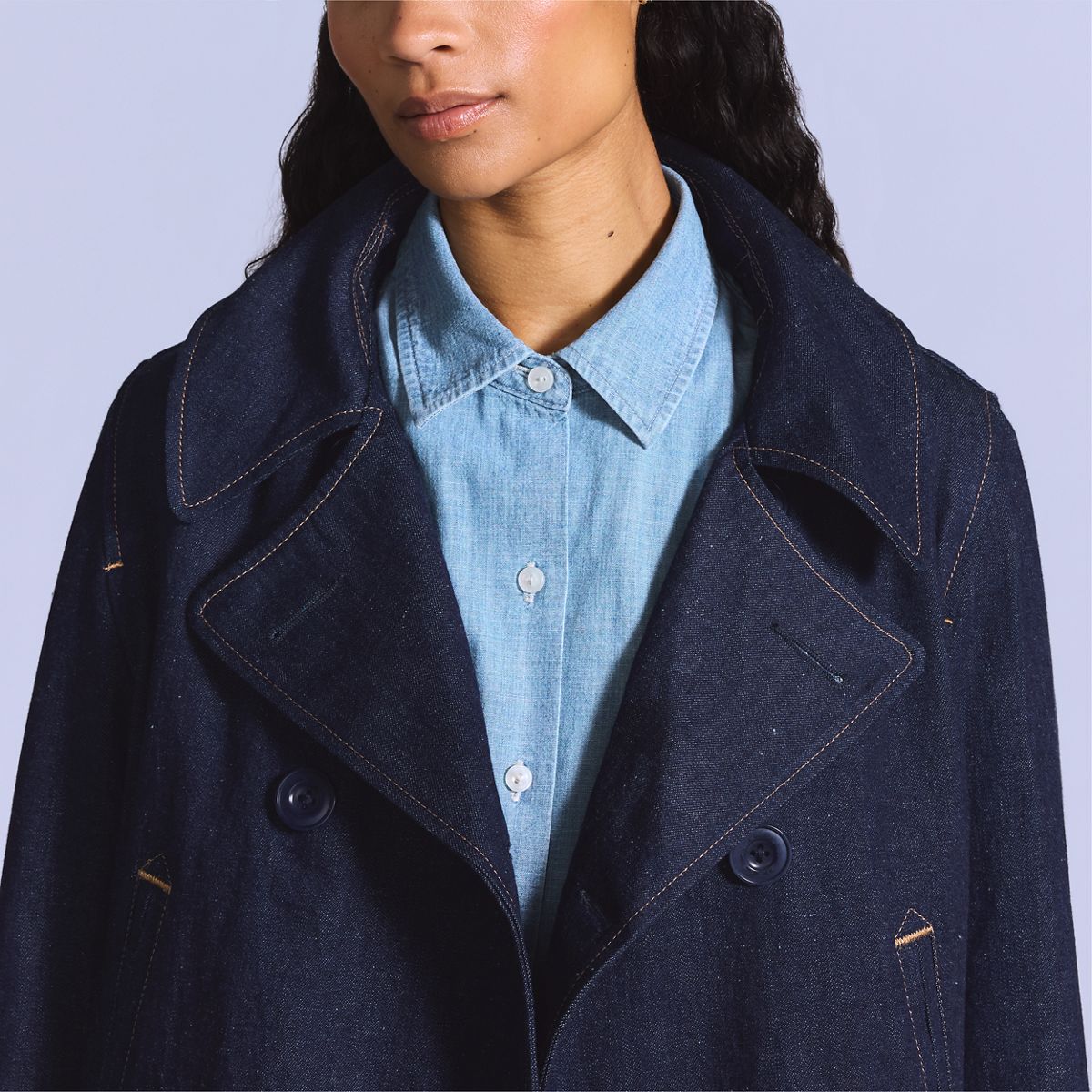 Levi's® Blue Tab™ Mariner Peacoat — Rinse - Blue