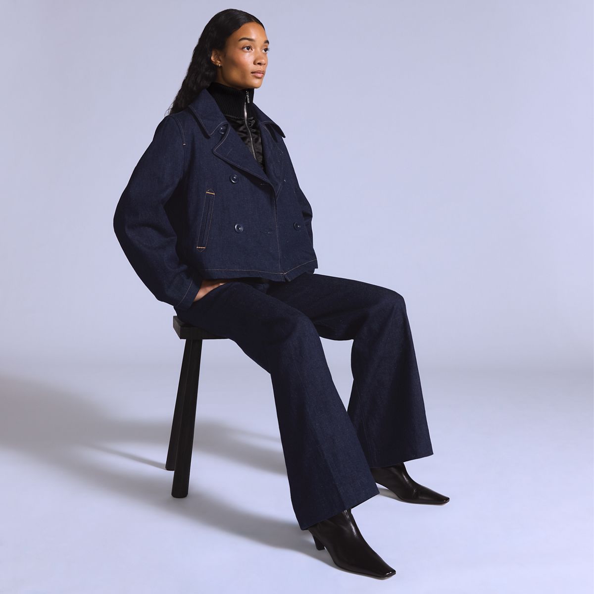 Levi's® Blue Tab™ Mariner Peacoat — Rinse - Blue