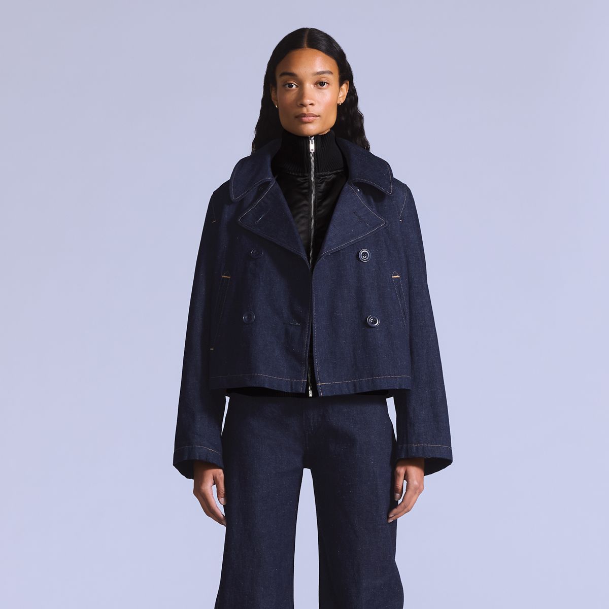 Levi's® Blue Tab™ Mariner Peacoat — Rinse - Blue