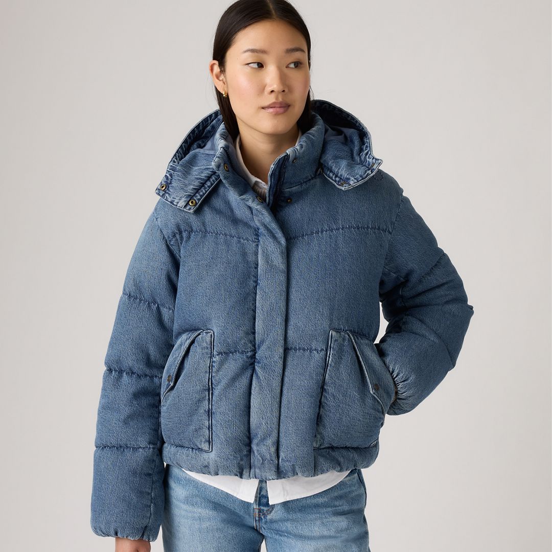 Levi's Western Bubble Shortie Puffer Jacket - Women's XS