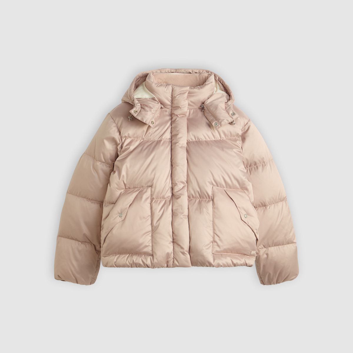 Western Bubble Shortie Puffer Jacket — Sphinx - Red