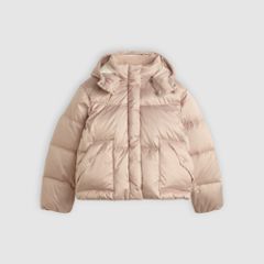 Western Bubble Shortie Puffer Jacket — Sphinx - Red 5