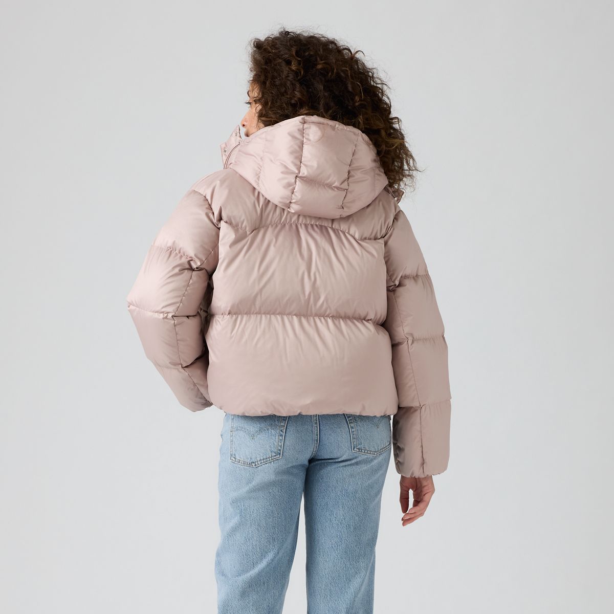Western Bubble Shortie Puffer Jacket — Sphinx - Red