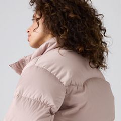 Western Bubble Shortie Puffer Jacket — Sphinx - Red 4