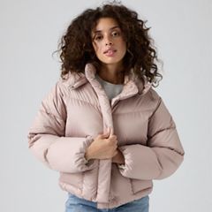 Western Bubble Shortie Puffer Jacket — Sphinx - Red 1