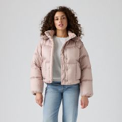 Western Bubble Shortie Puffer Jacket — Sphinx - Red 2