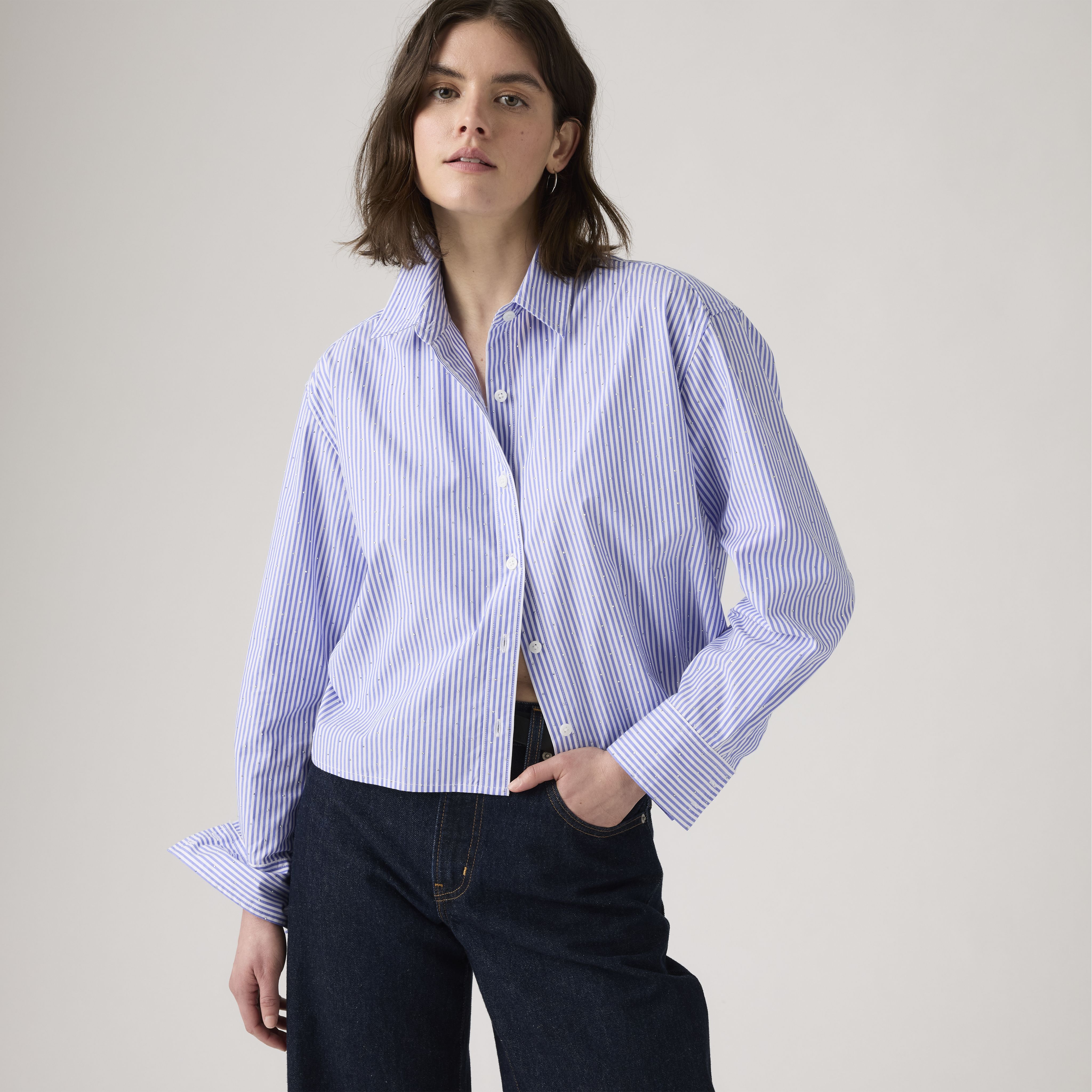 Cropped Harlie Shirt 1