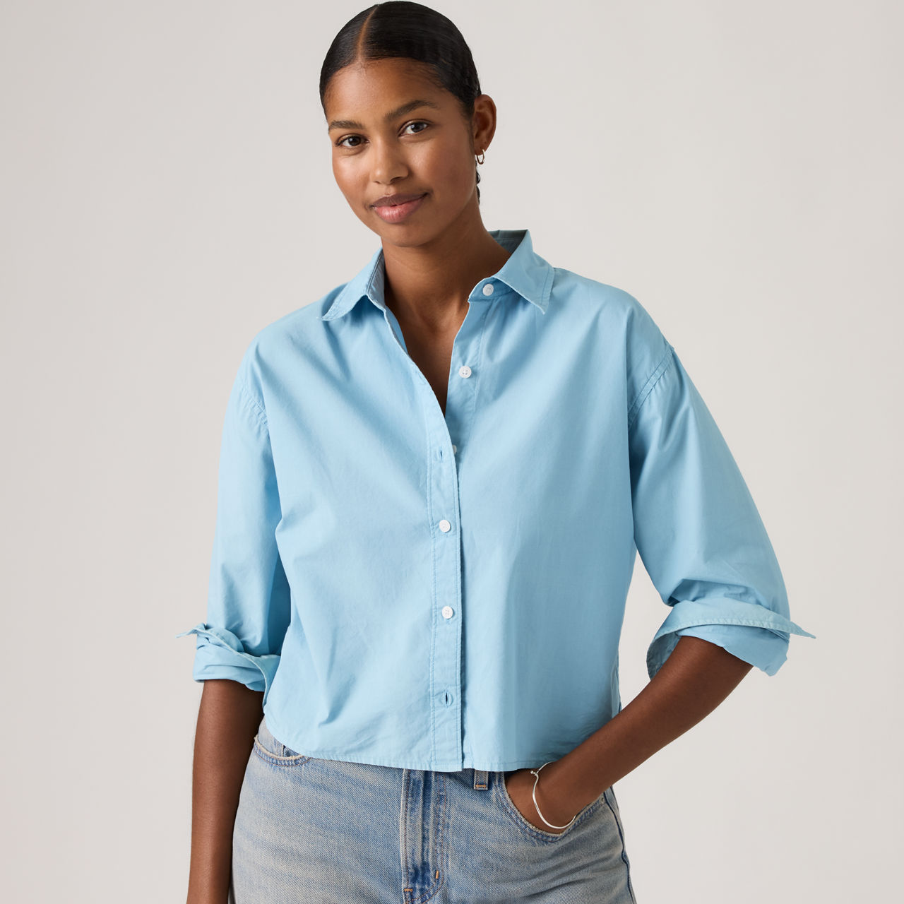 Cropped Harlie Shirt 1