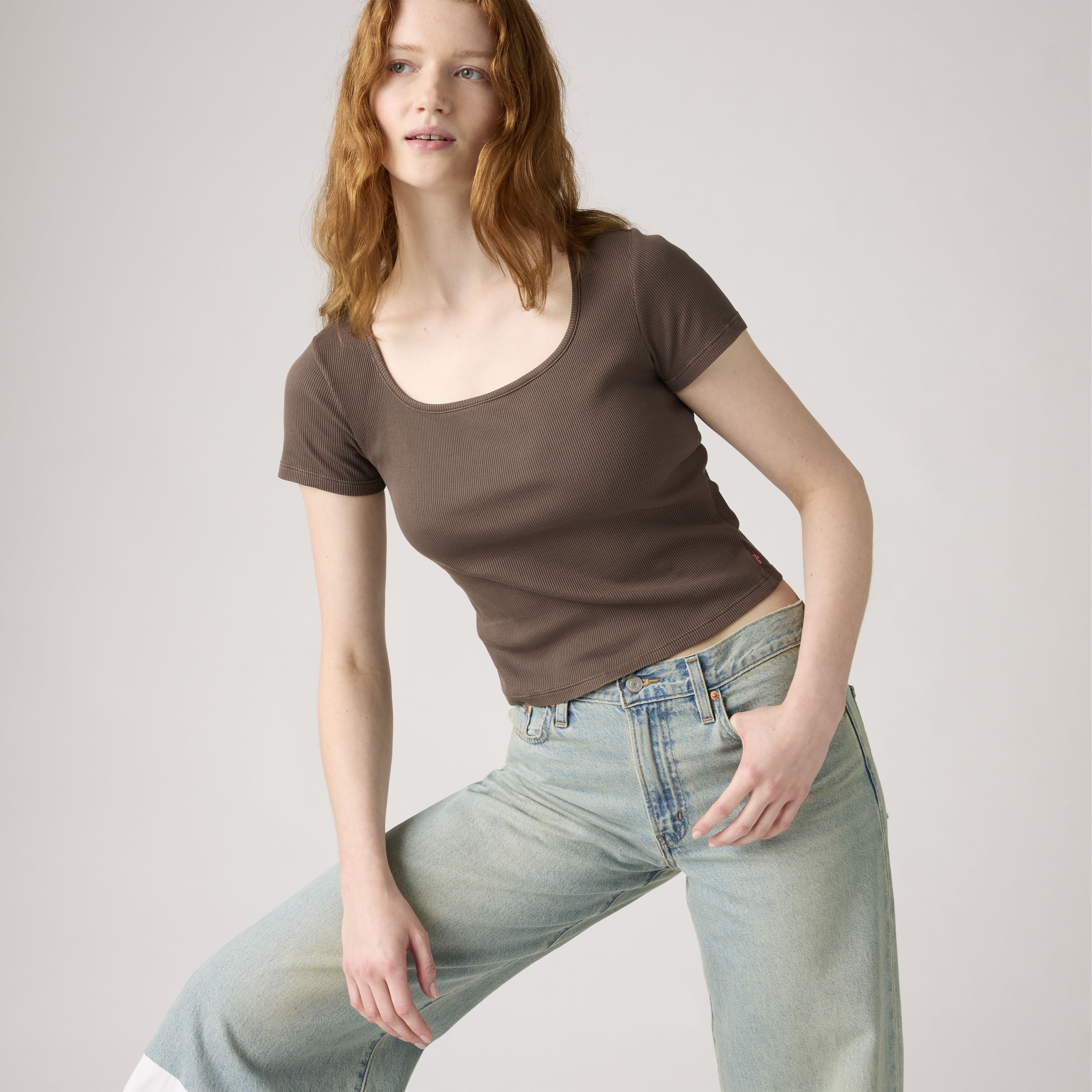 Essential Square Neck Tee 1