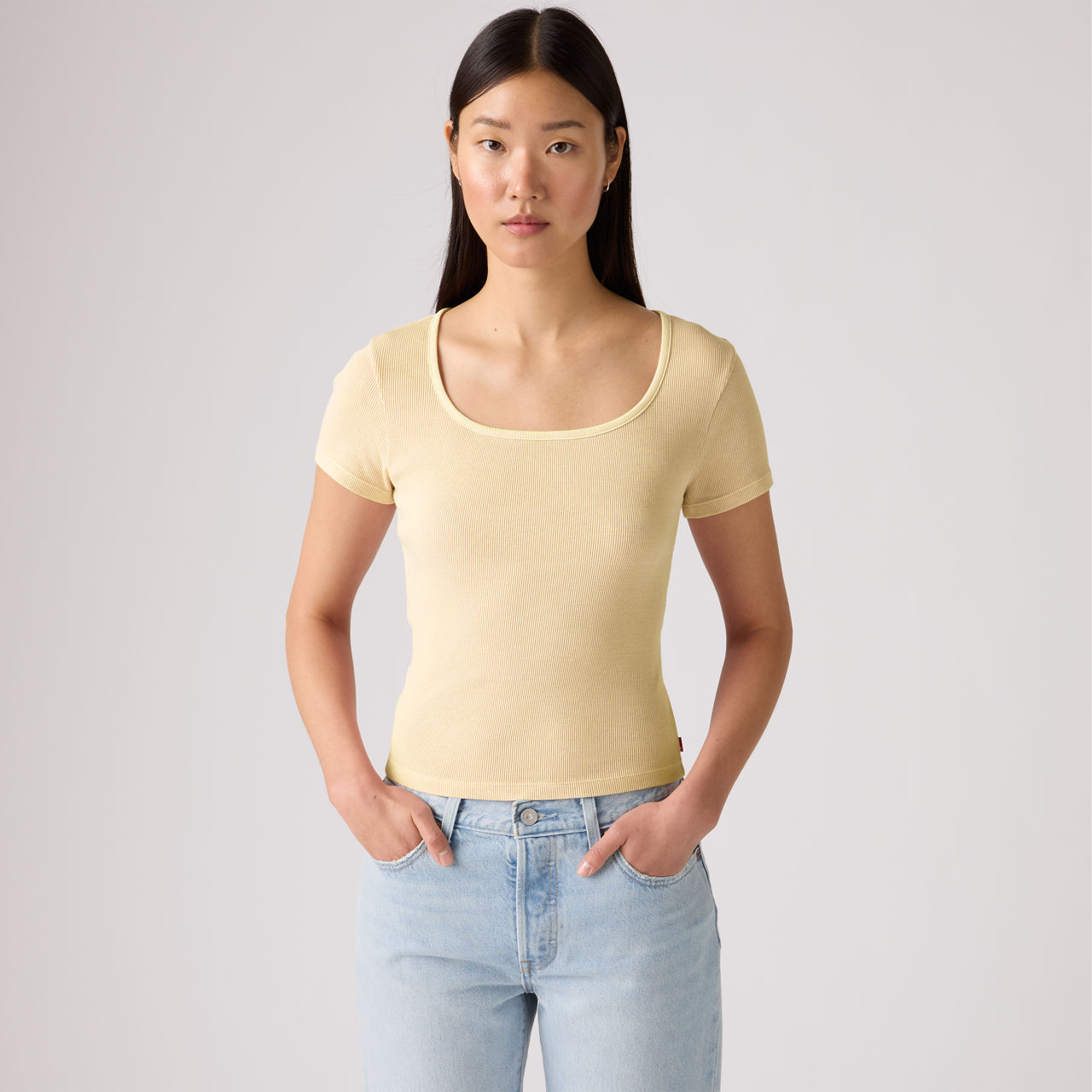 Essential Square Neck Tee 1