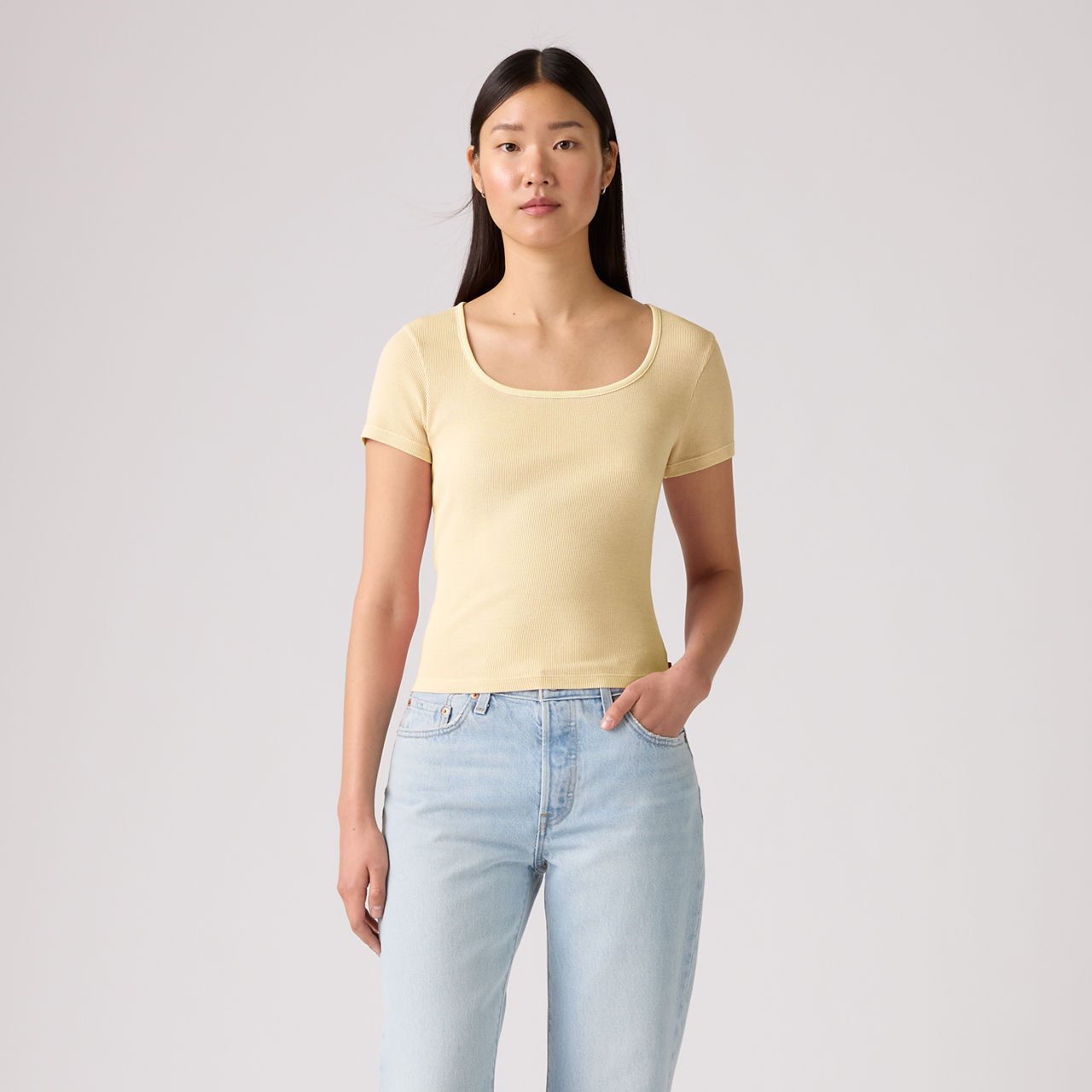 Essential Square Neck Tee 3