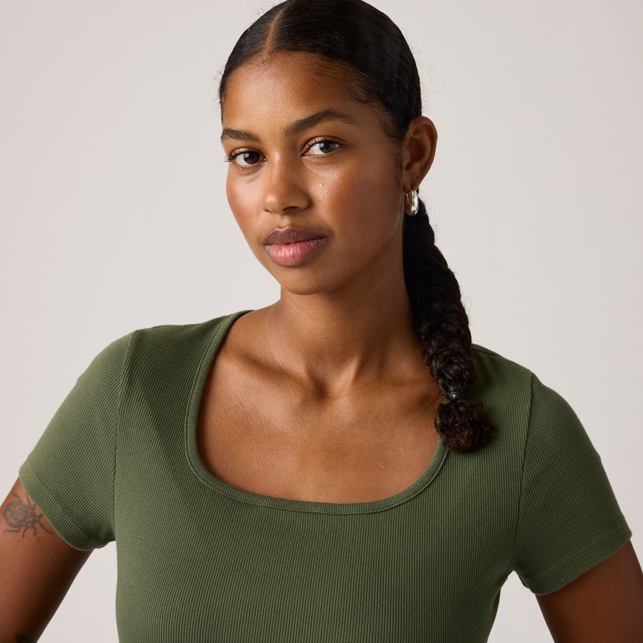 Essential Square Neck Tee 2