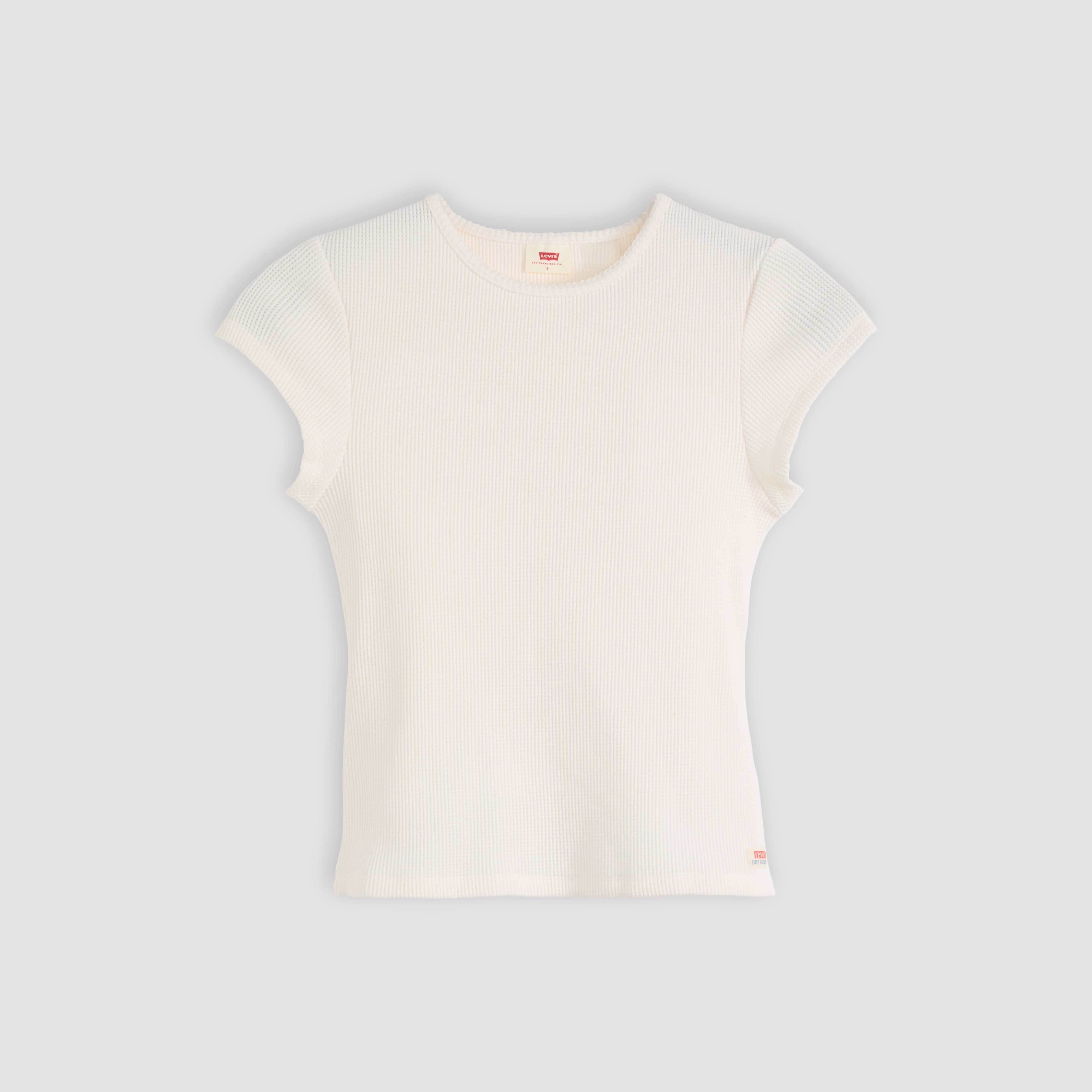 Dry Goods Waffle Cap-Sleeve Tee 5