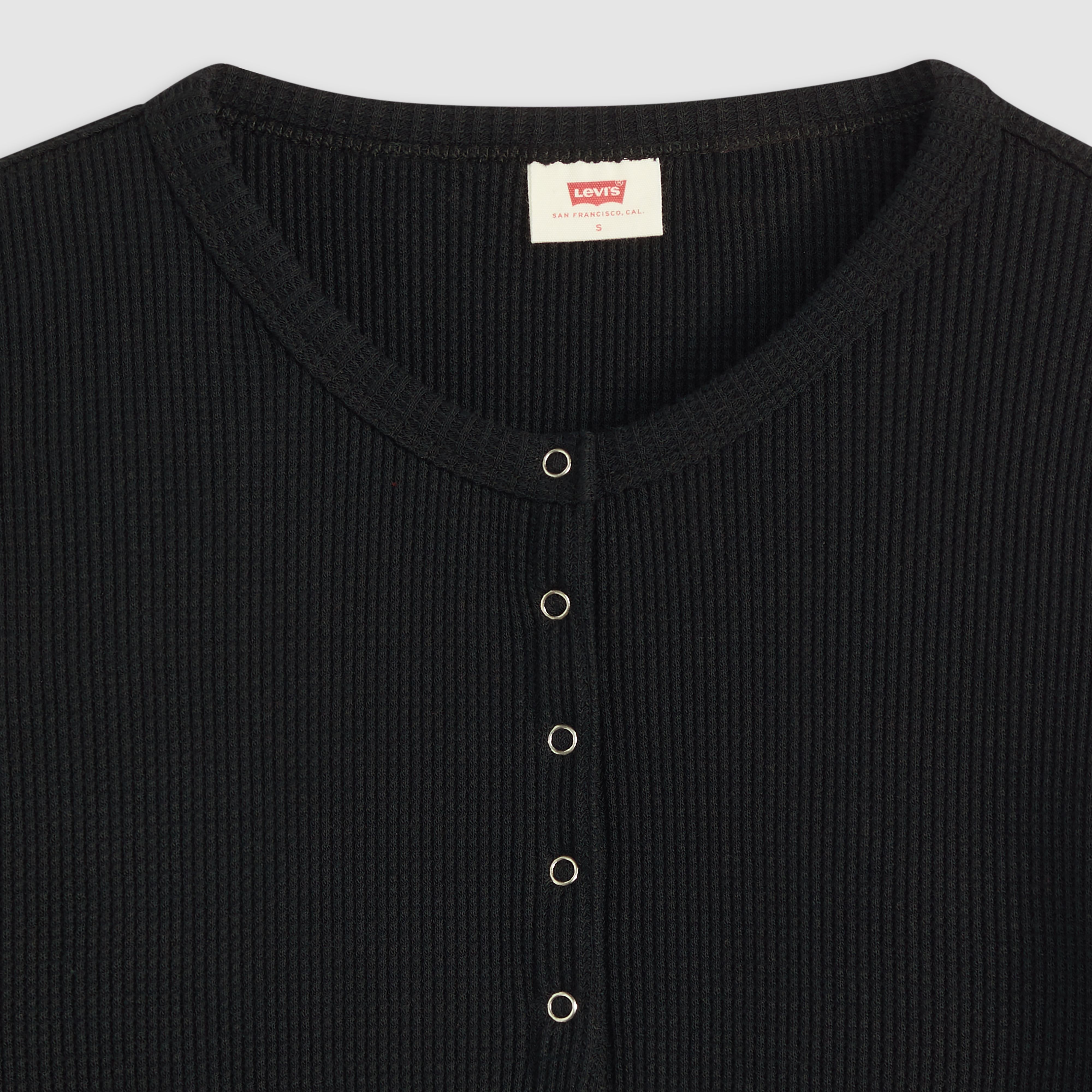 Dry Goods Waffle Henley 6