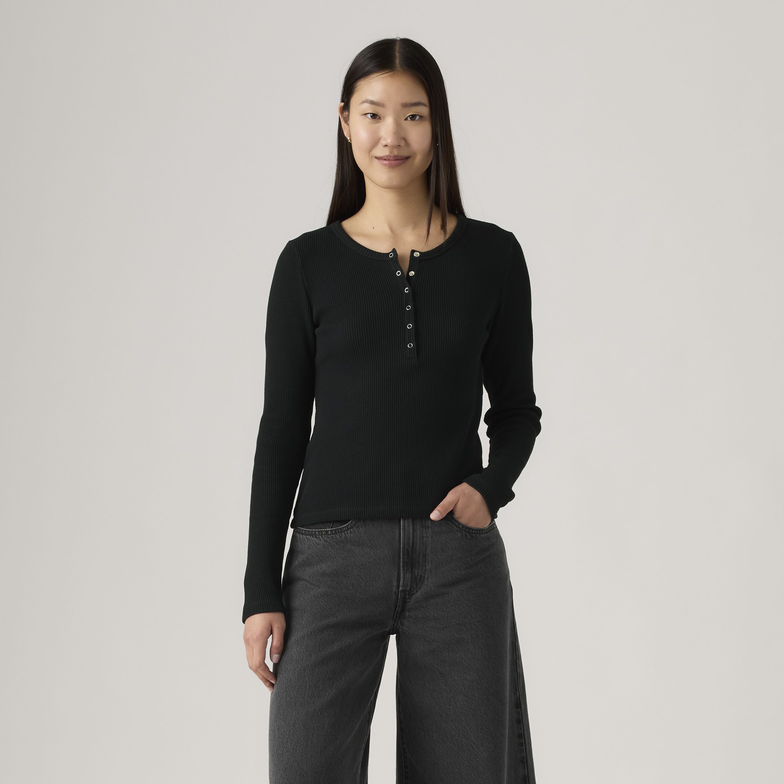 Dry Goods Waffle Henley 2