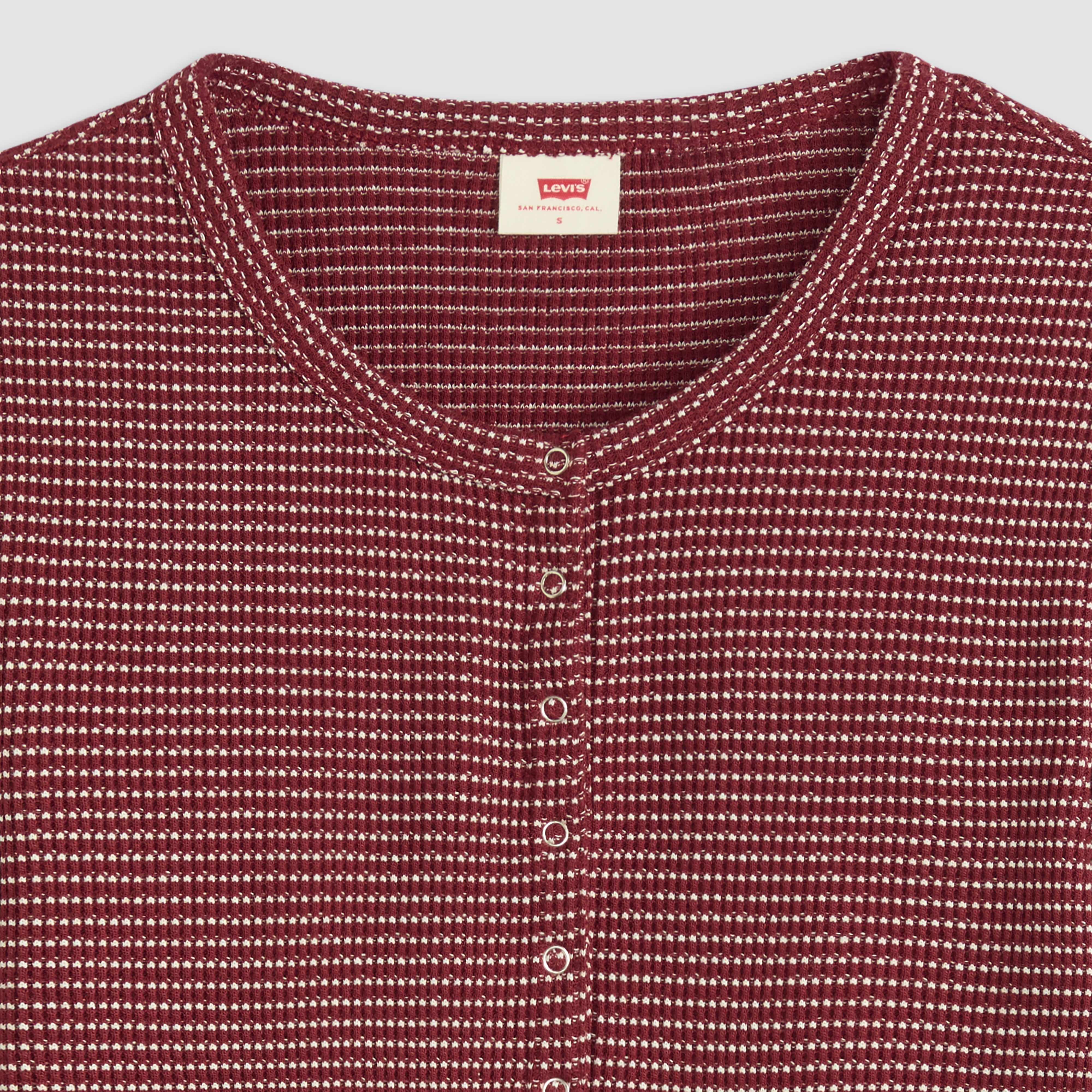 Dry Goods Waffle Henley 6