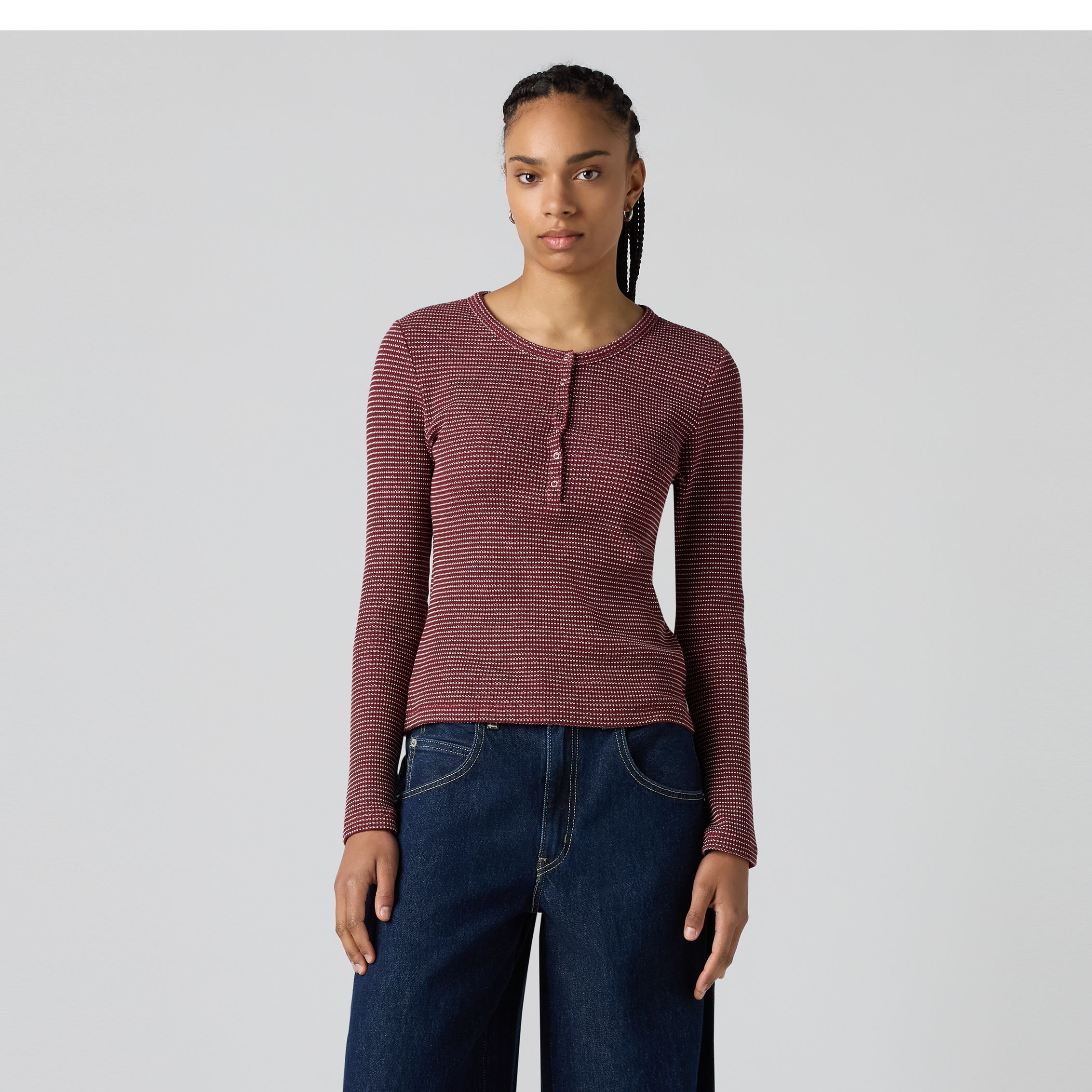 Camiseta de punto waffle Dry Goods 5