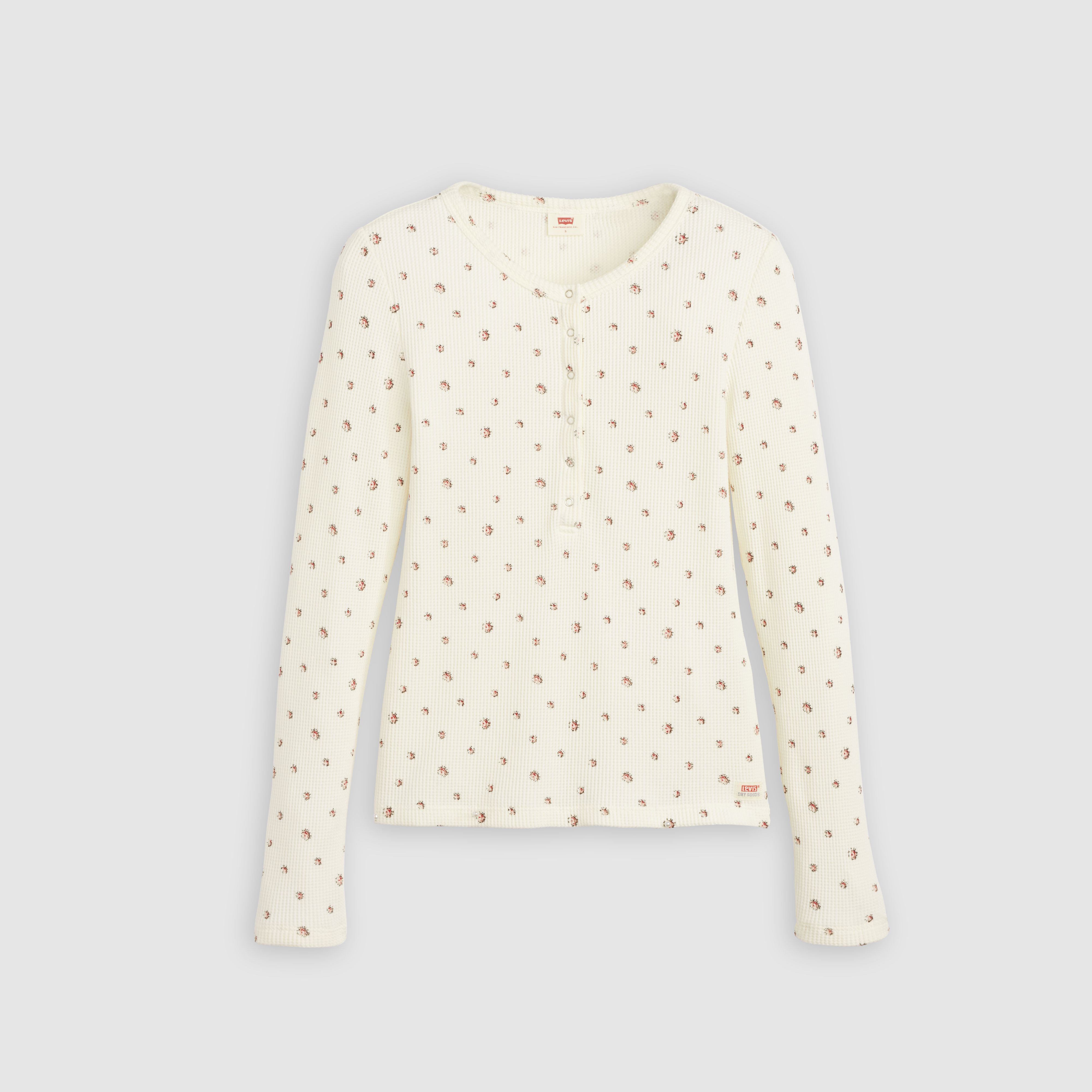 Dry Goods Women's Waffle Henley 5
