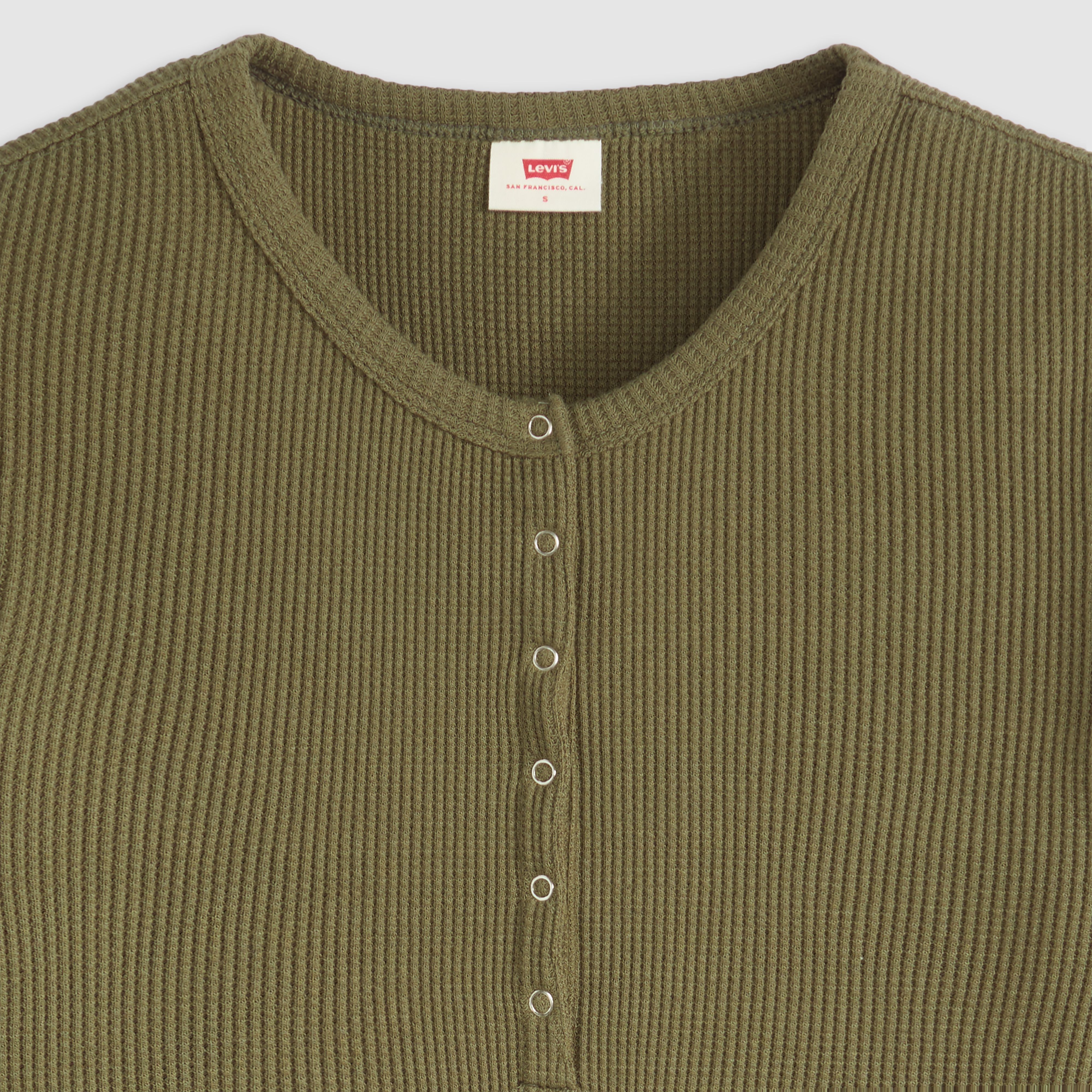 Dry Goods Women's Waffle Henley 6