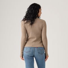 Dry Goods Waffle Henley — Taupe Grey Heather - Brown 4