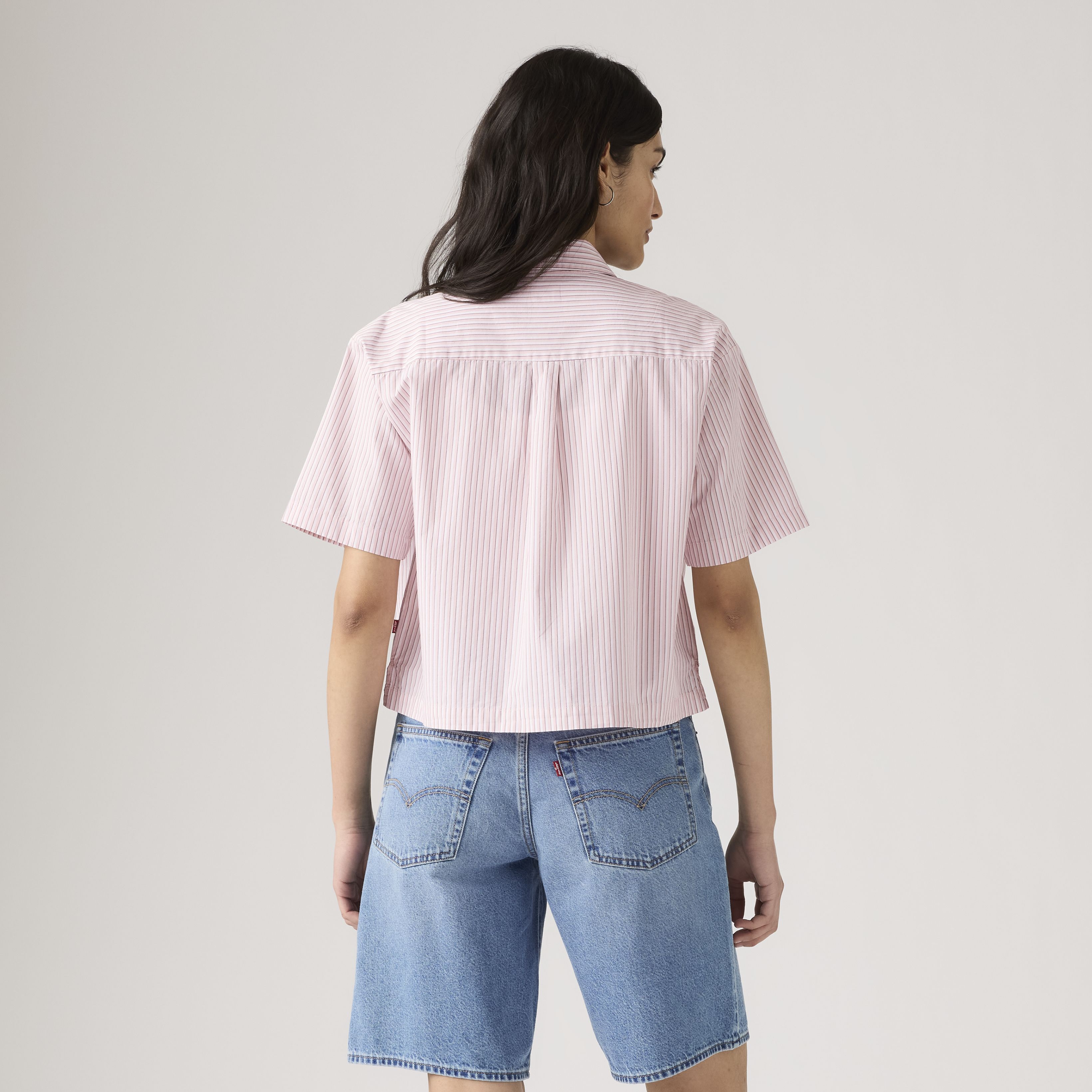 Harlie Short-Sleeve Cropped Shirt 3