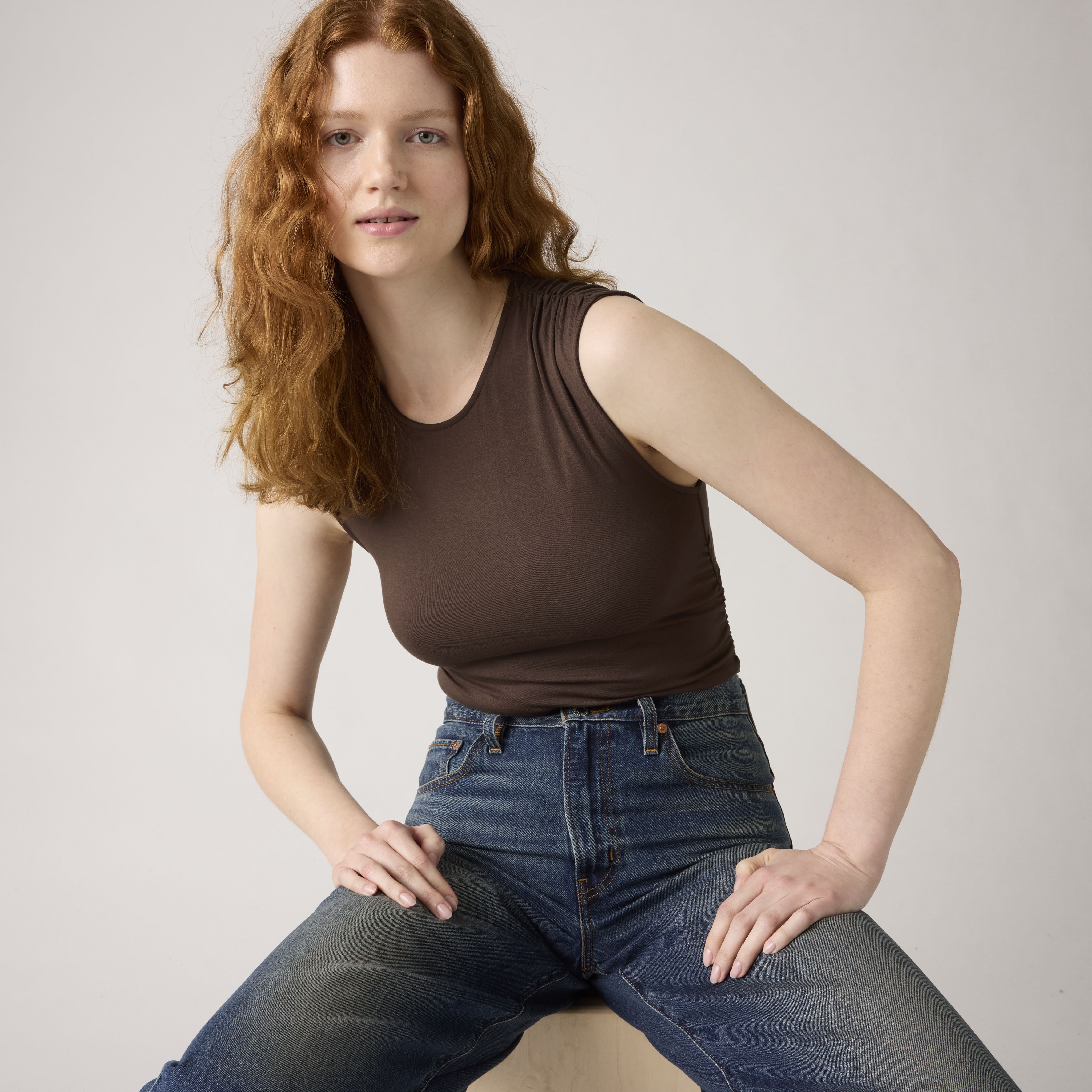 Crystal Ruched Top 1