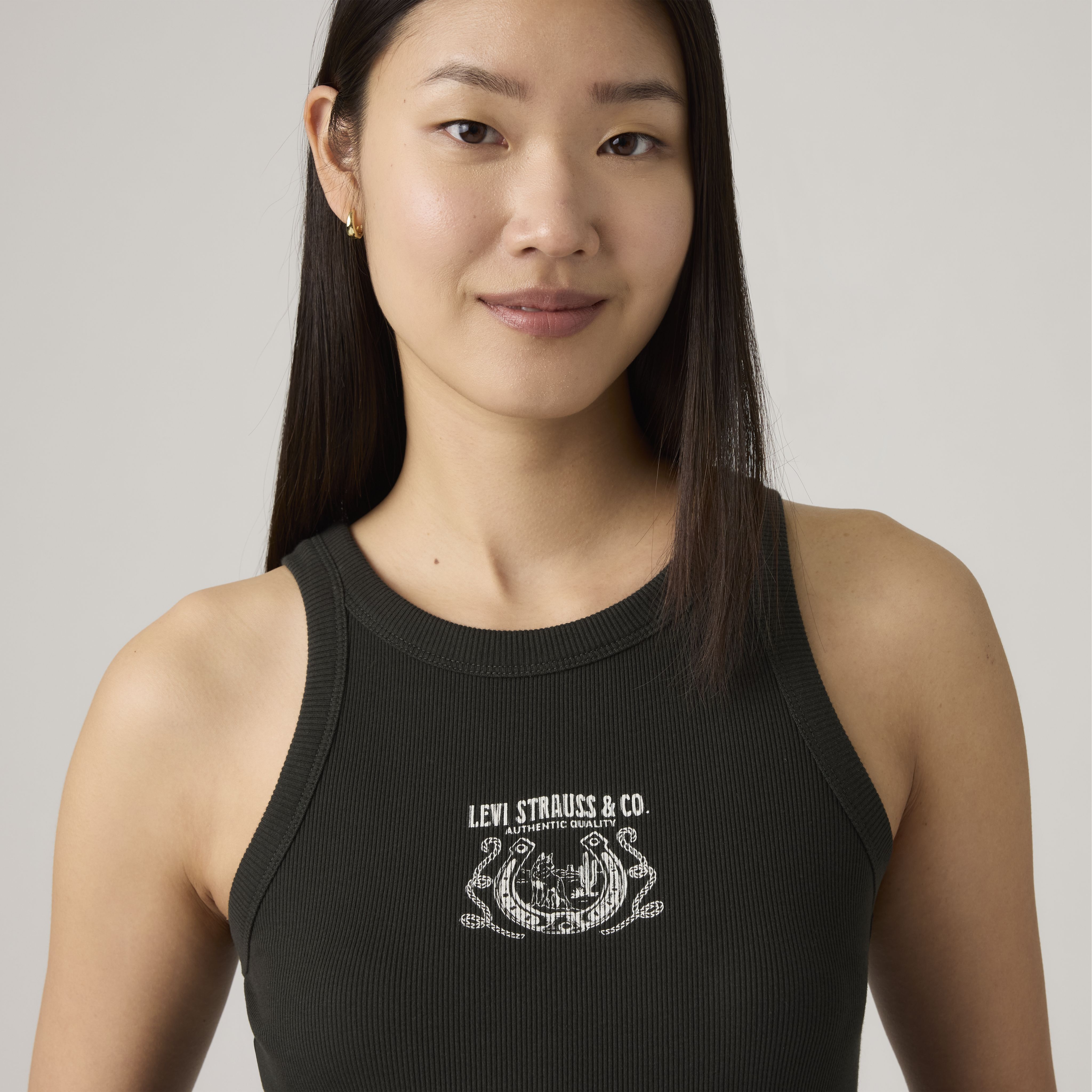 Basic Racer Tank Top mit Grafik 4