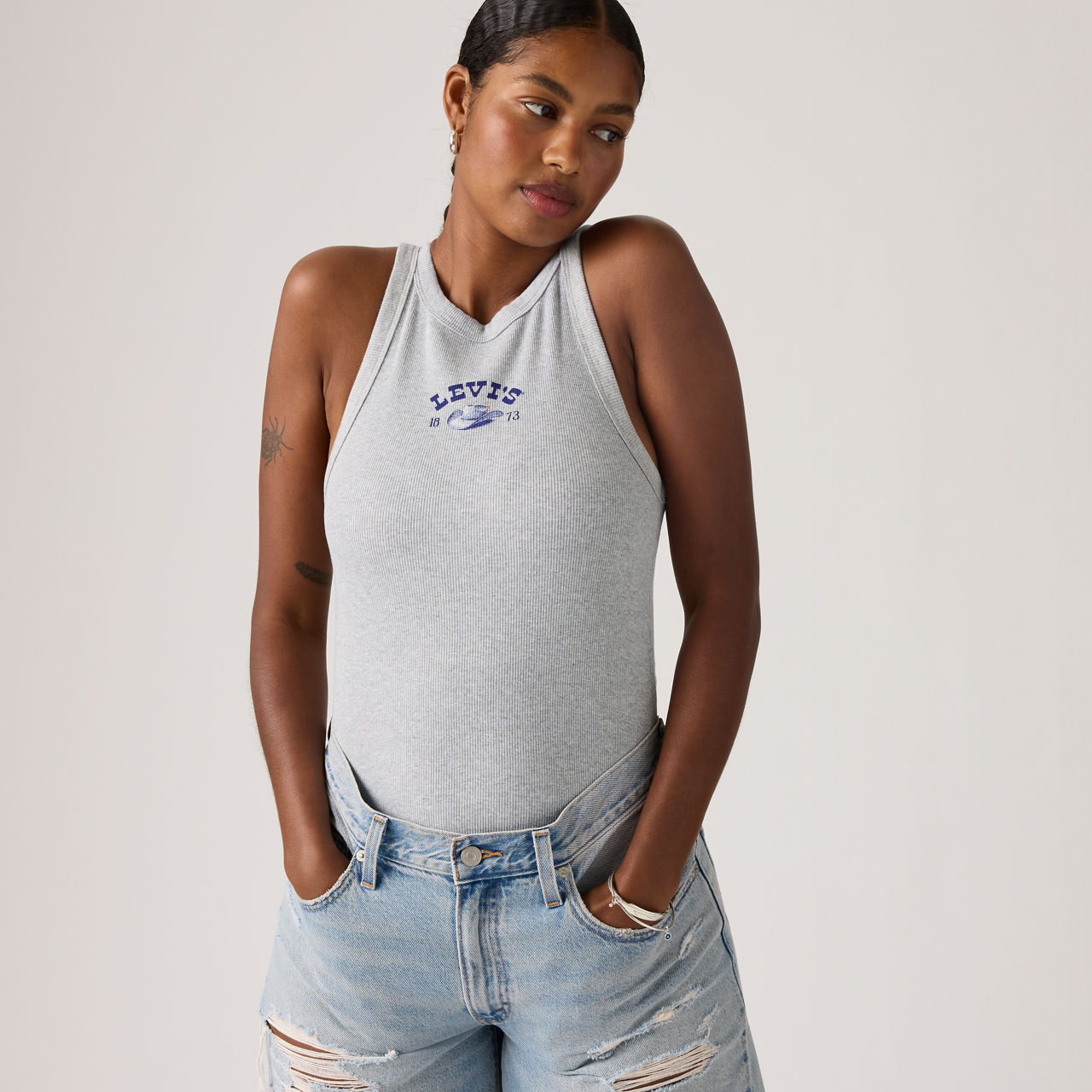 Graphic Essential Racer Tank Top 1