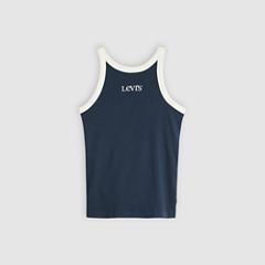 Graphic Essential Racer Tank — Tank Club Logo Emb Navy Blazer - Blue 5