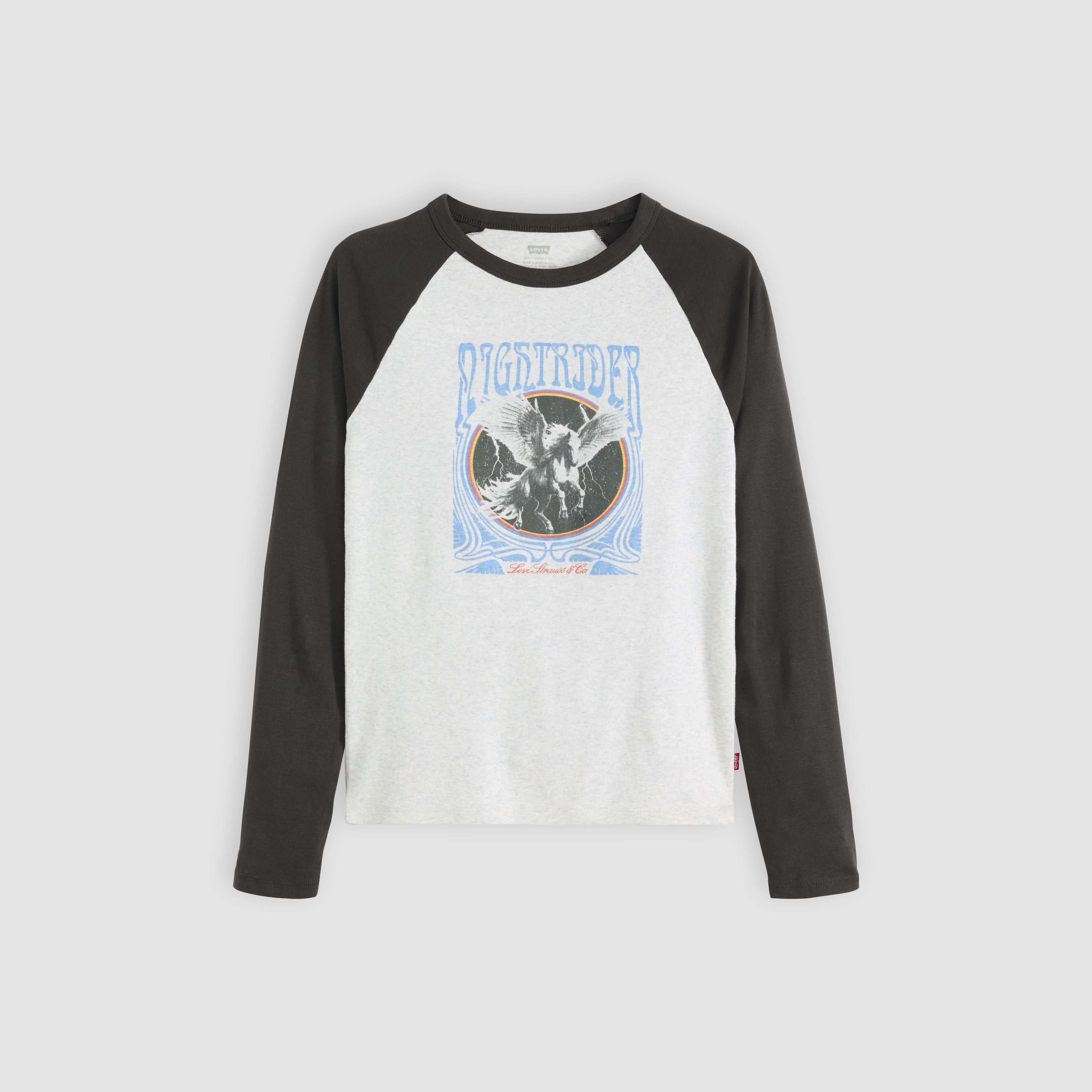 Graphic Logo Essential Raglan Long-Sleeve T-Shirt 5