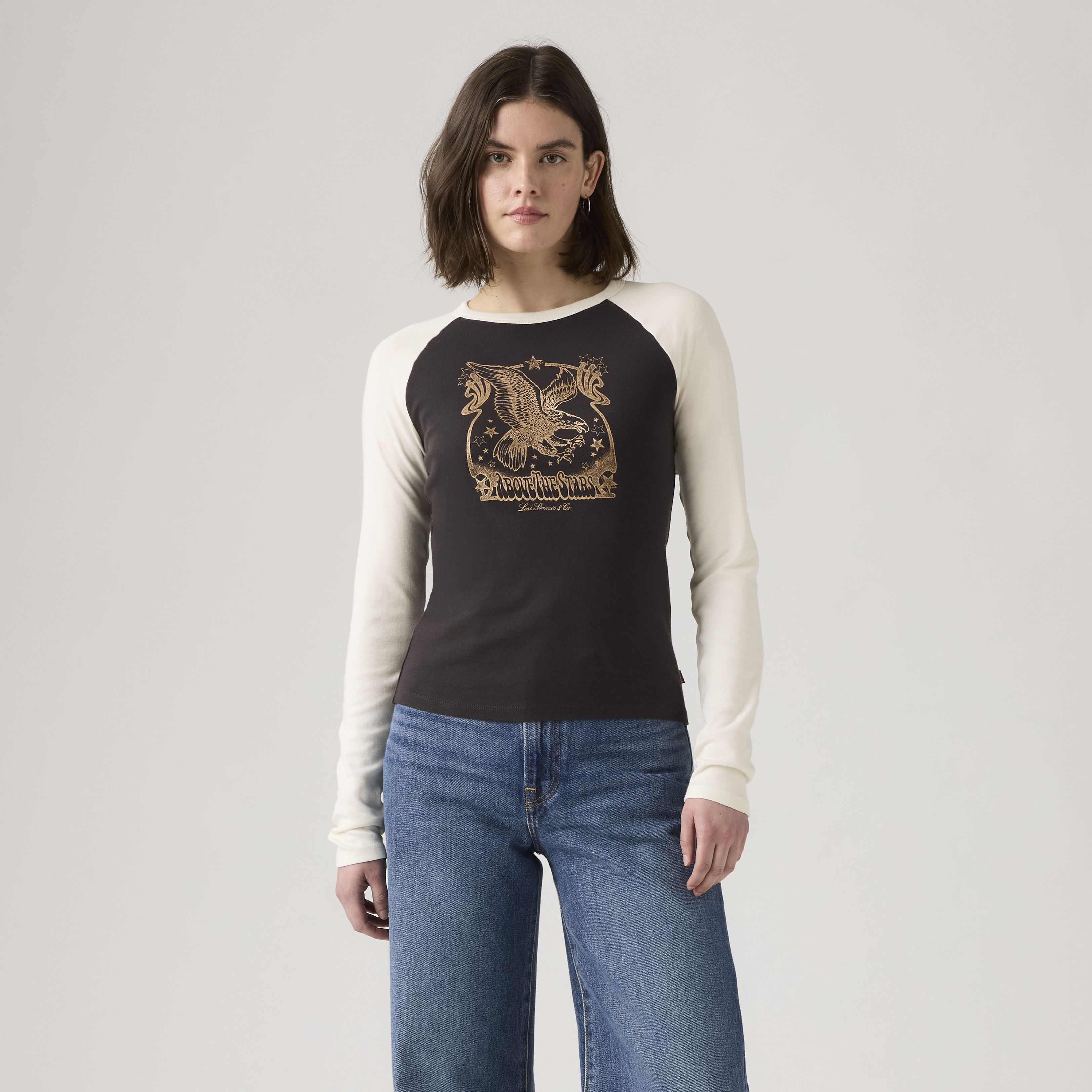 Graphic Logo Essential Raglan Long-Sleeve T-Shirt 3