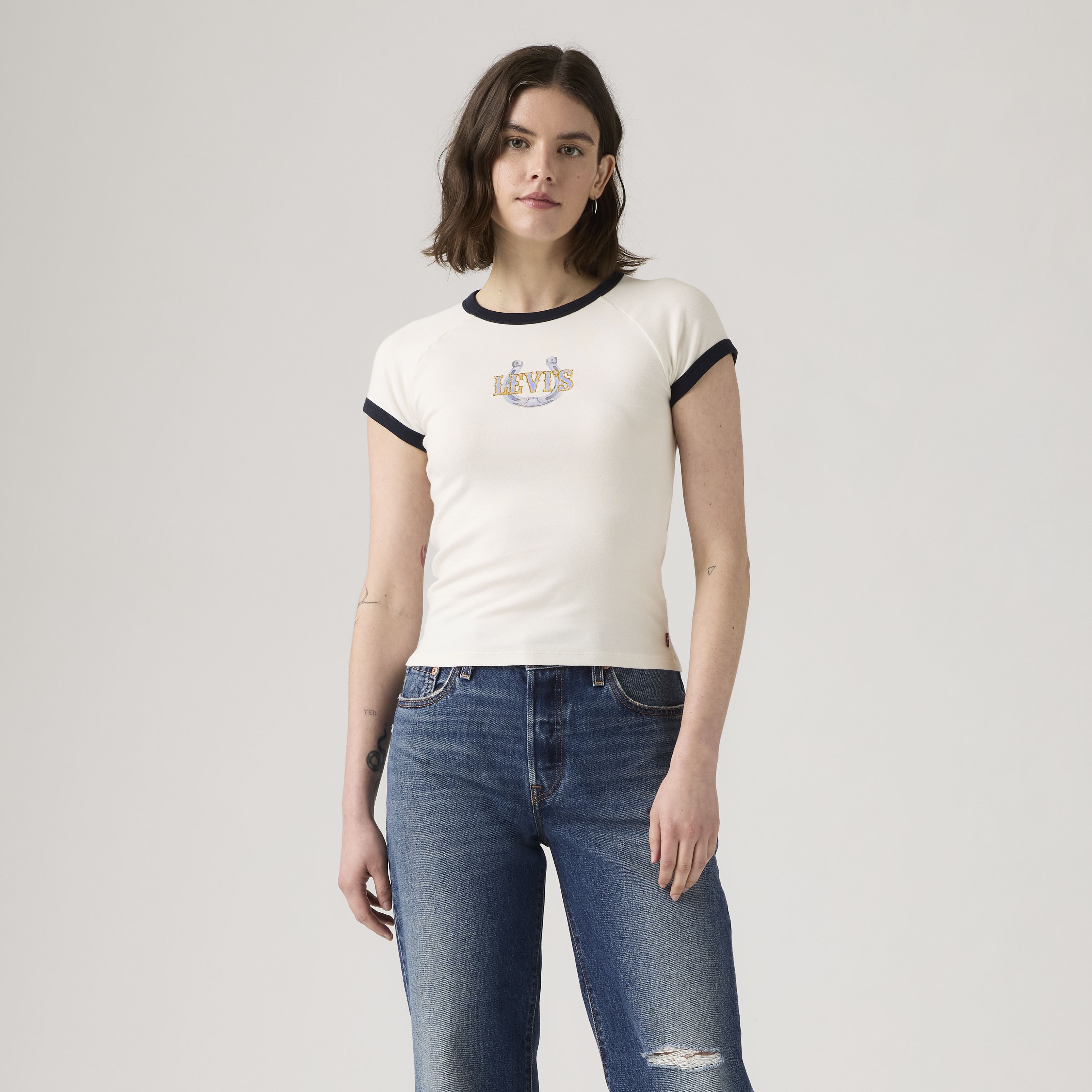 Riley Raglan T-shirt met print 6