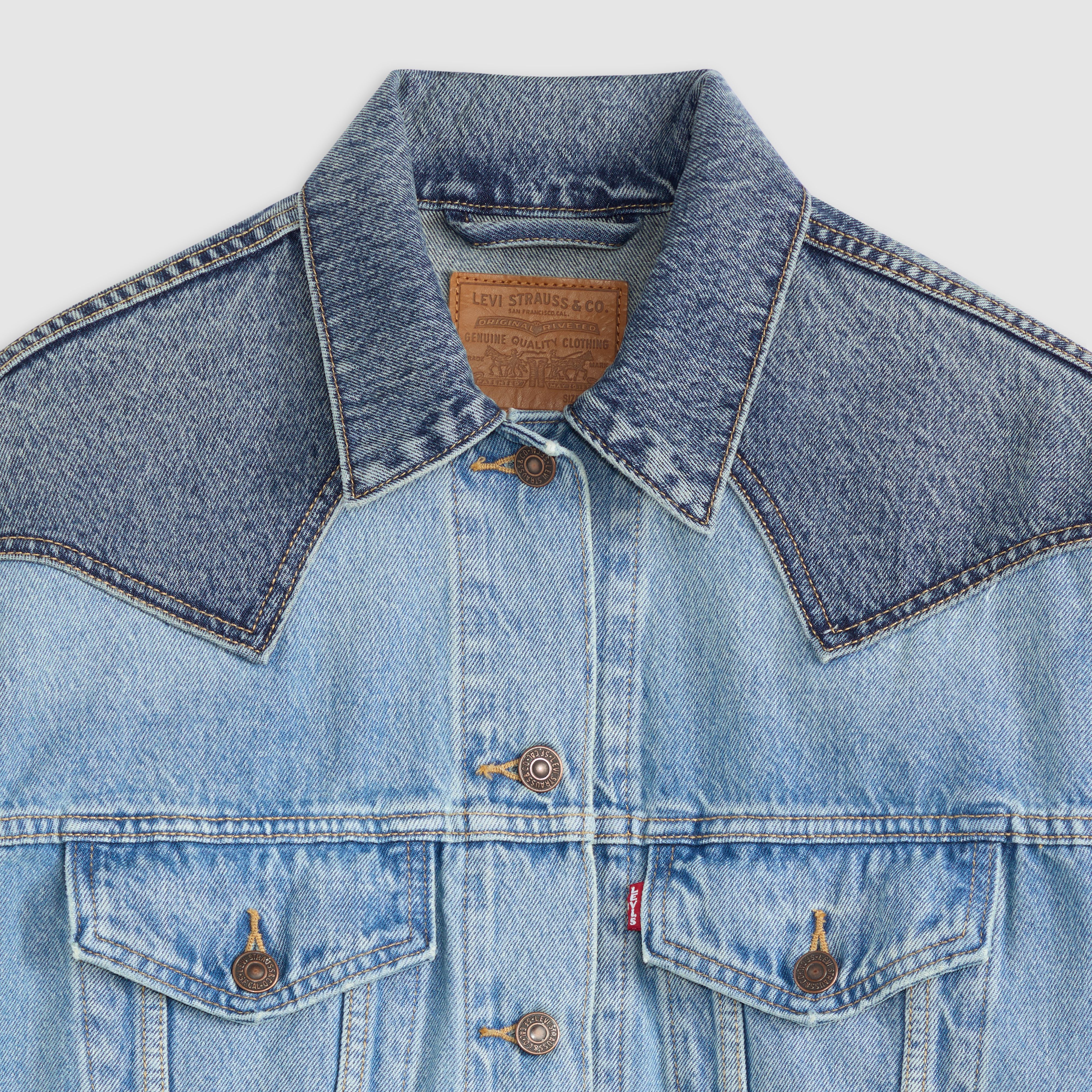 '90s Western Pieced Trucker Jacket 6