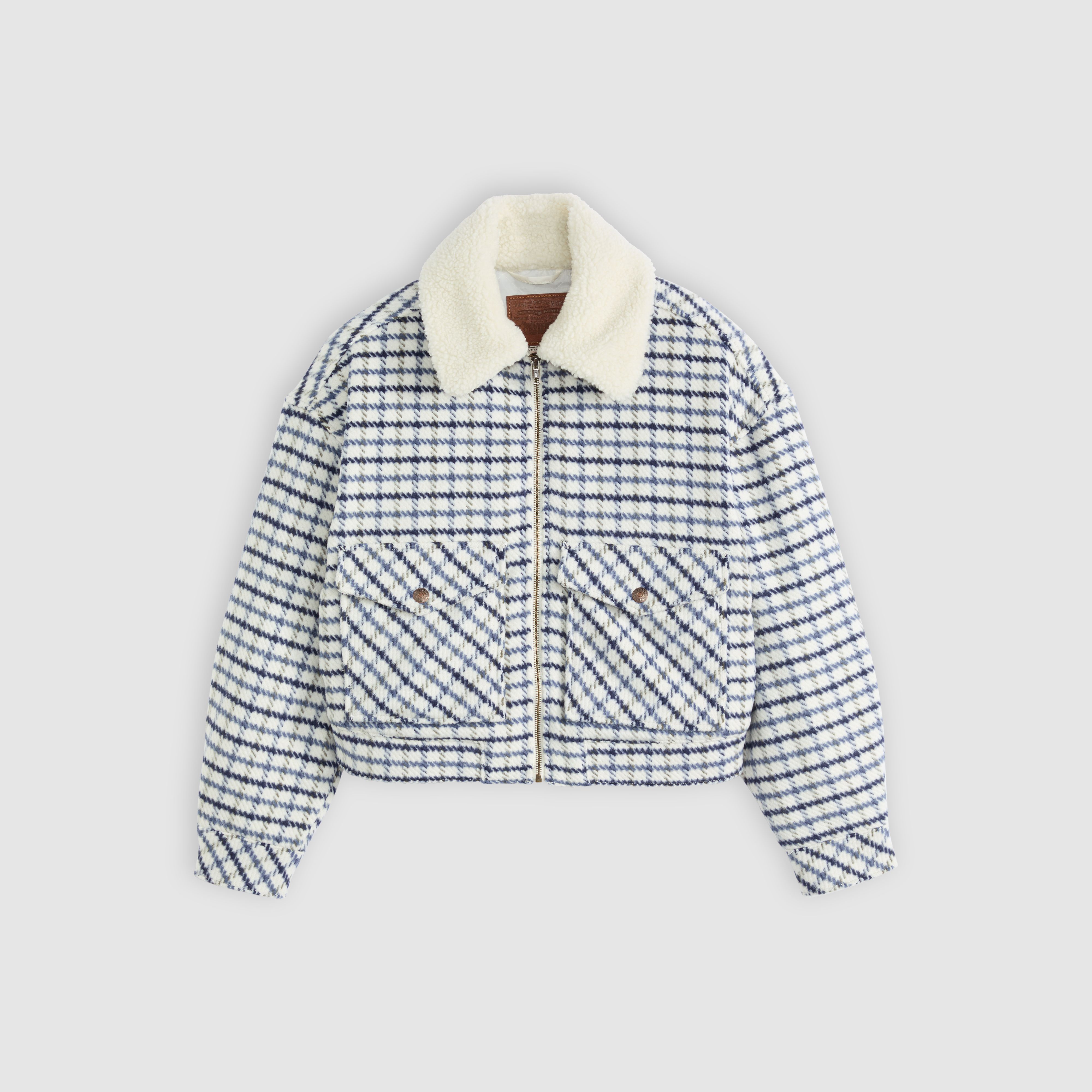 Shrunken '90s wollen Trucker Jacket 5