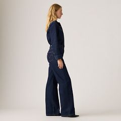 Rinoa Wide-Leg Jumpsuit — Reign Of The Rinse - Dark Wash 5