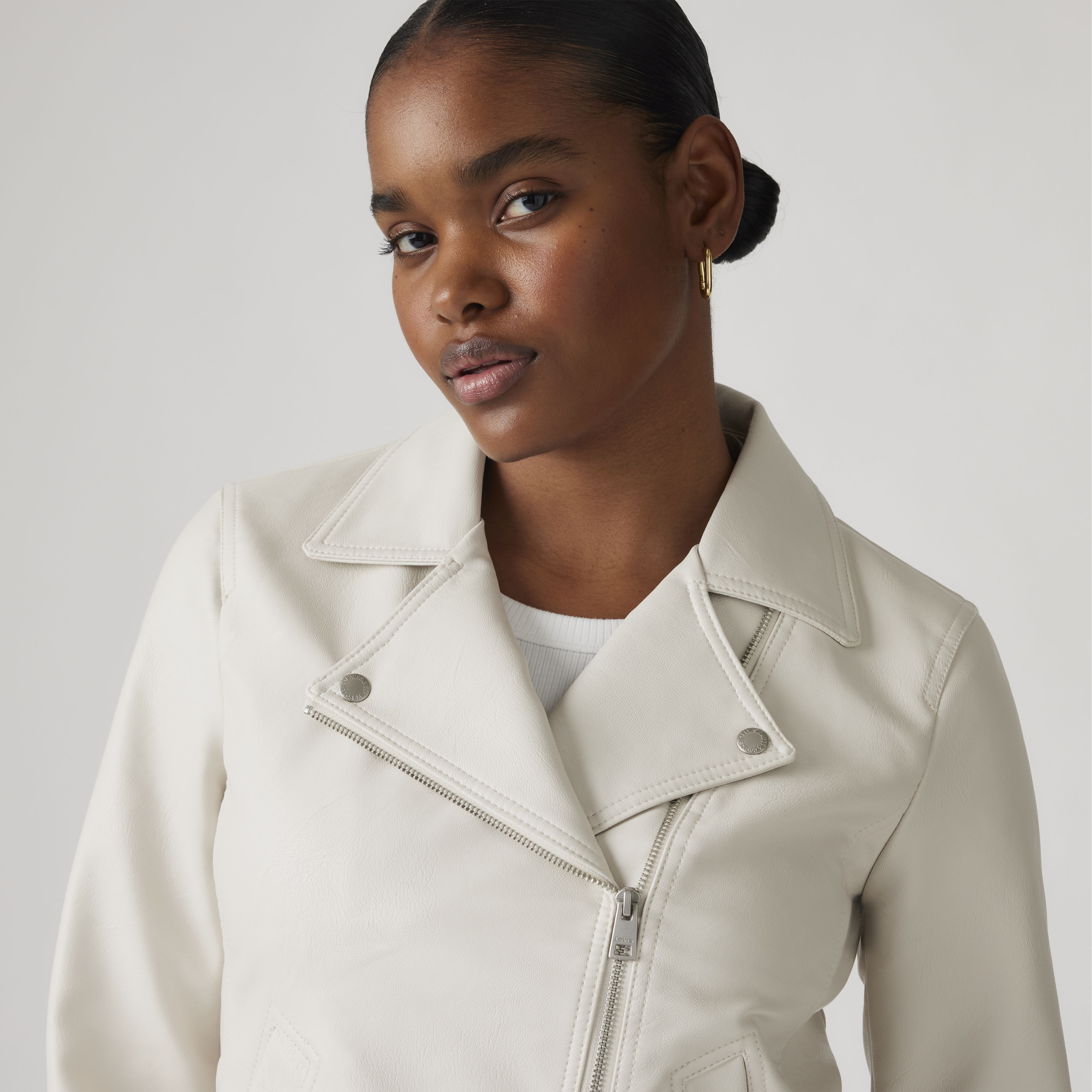 Moto Welt Pocket Jacket - White | Levi's® US