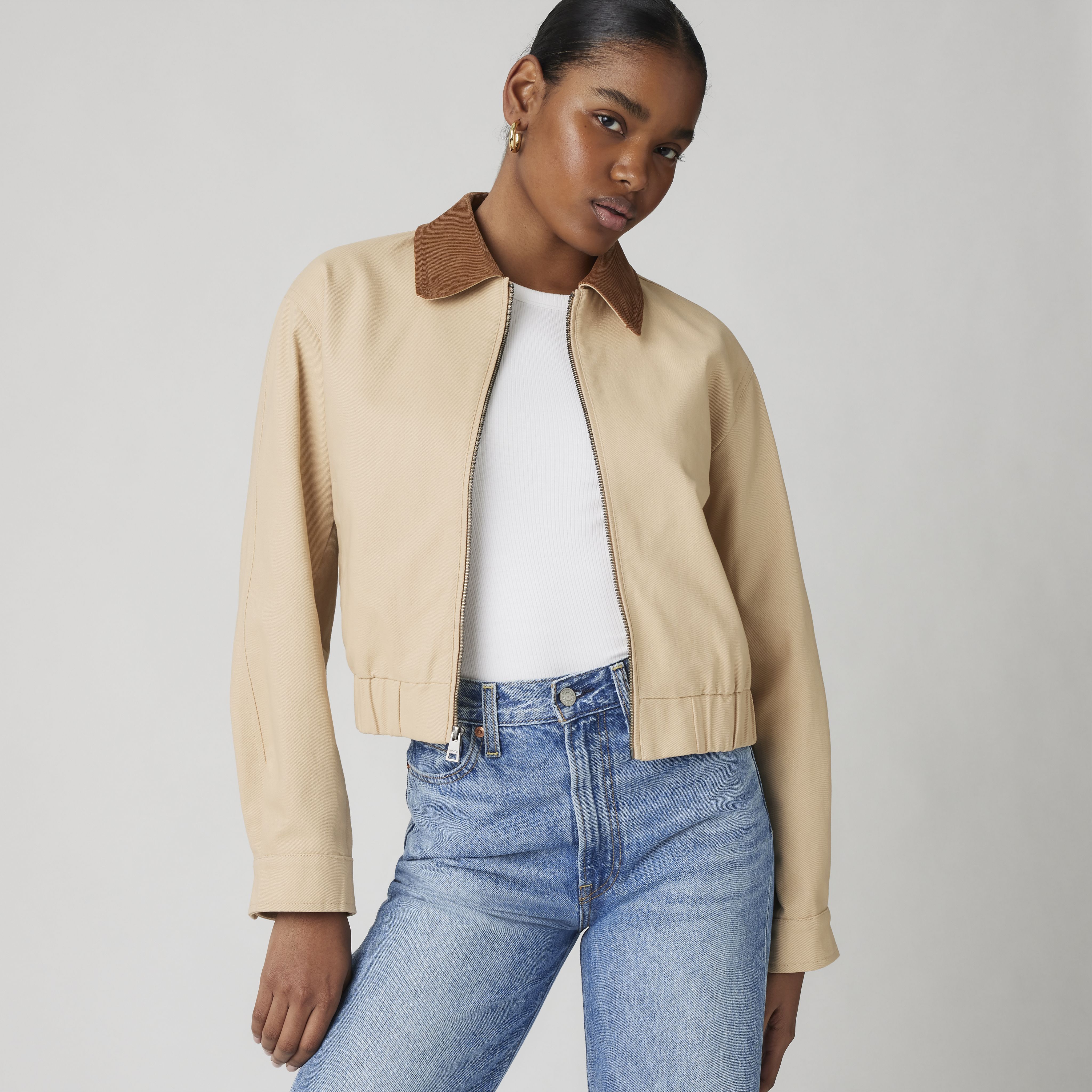 Laydown Collar Jacket 1