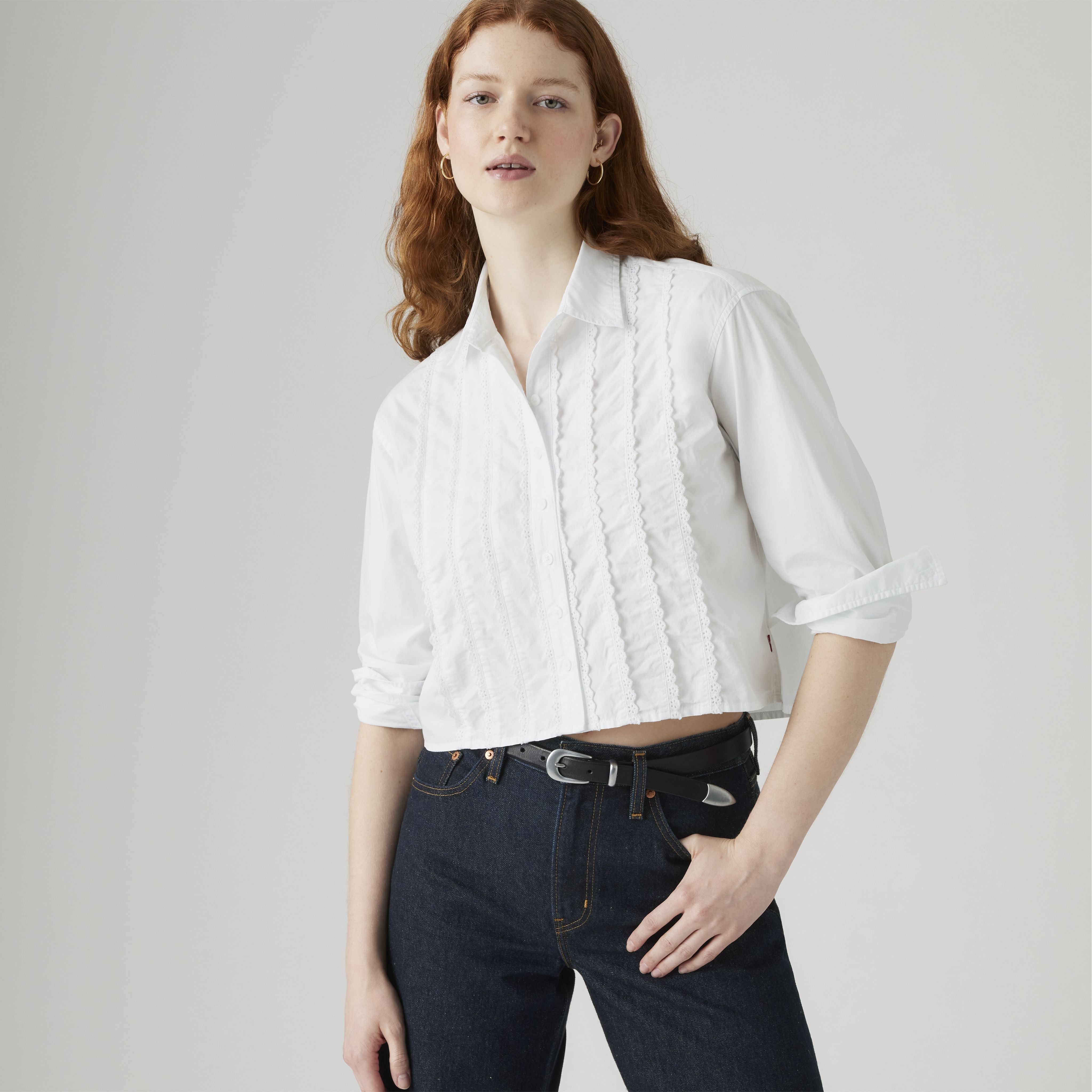 Chemise tuxedo abrégée Harlie Levi’sMD pour femme 1