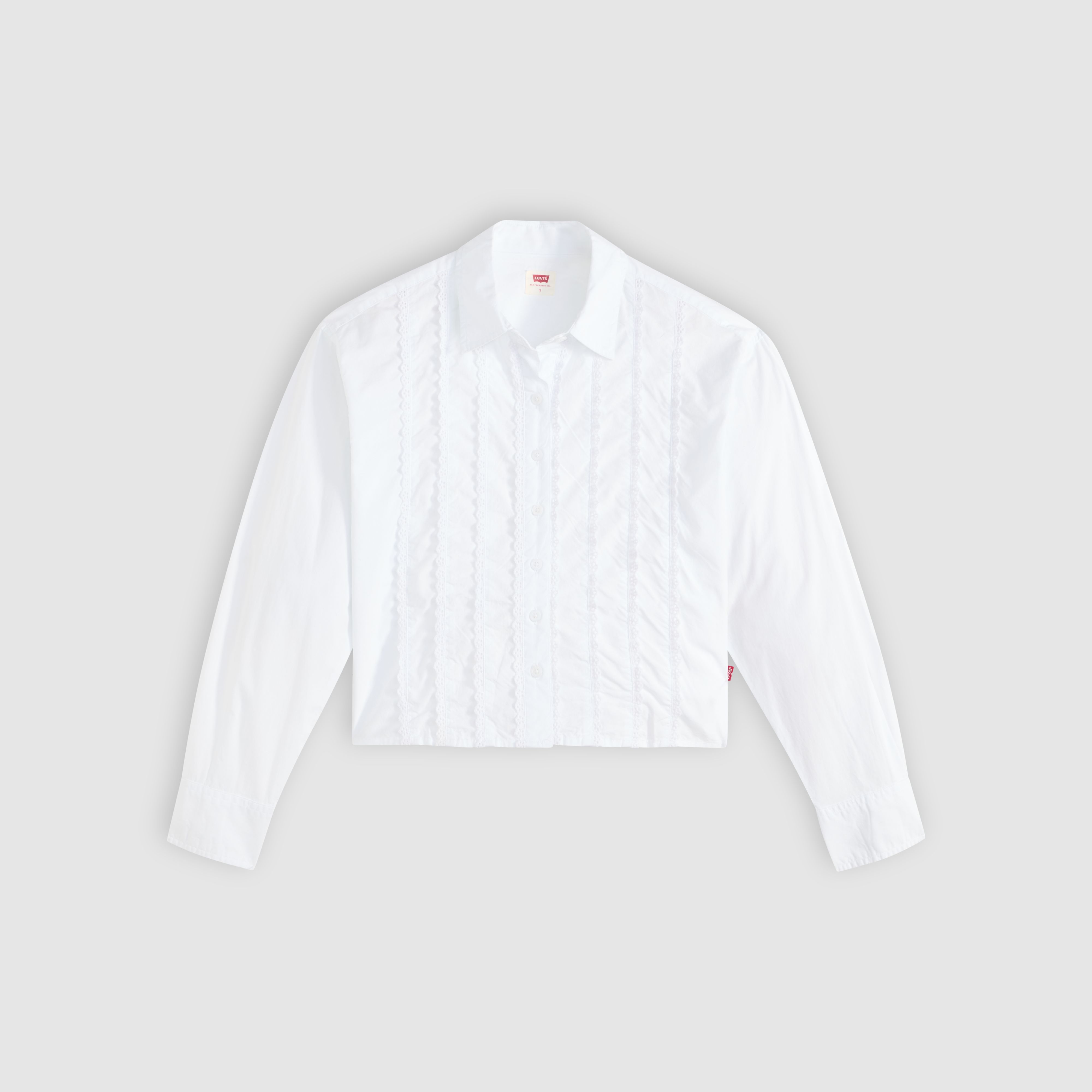 Cropped Harlie Tuxedo Shirt 6