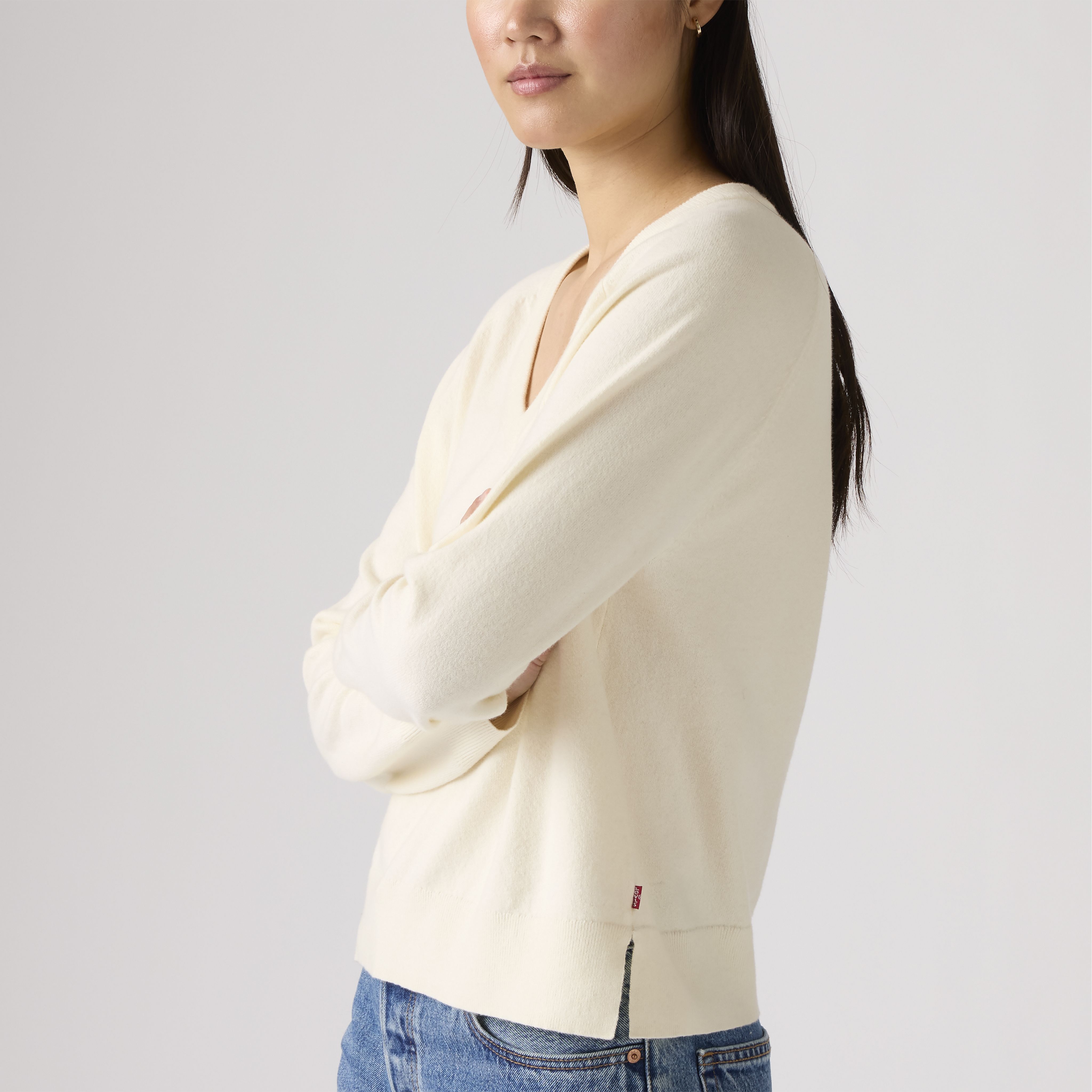 Superweicher Pullover mit V-Ausschnitt 4
