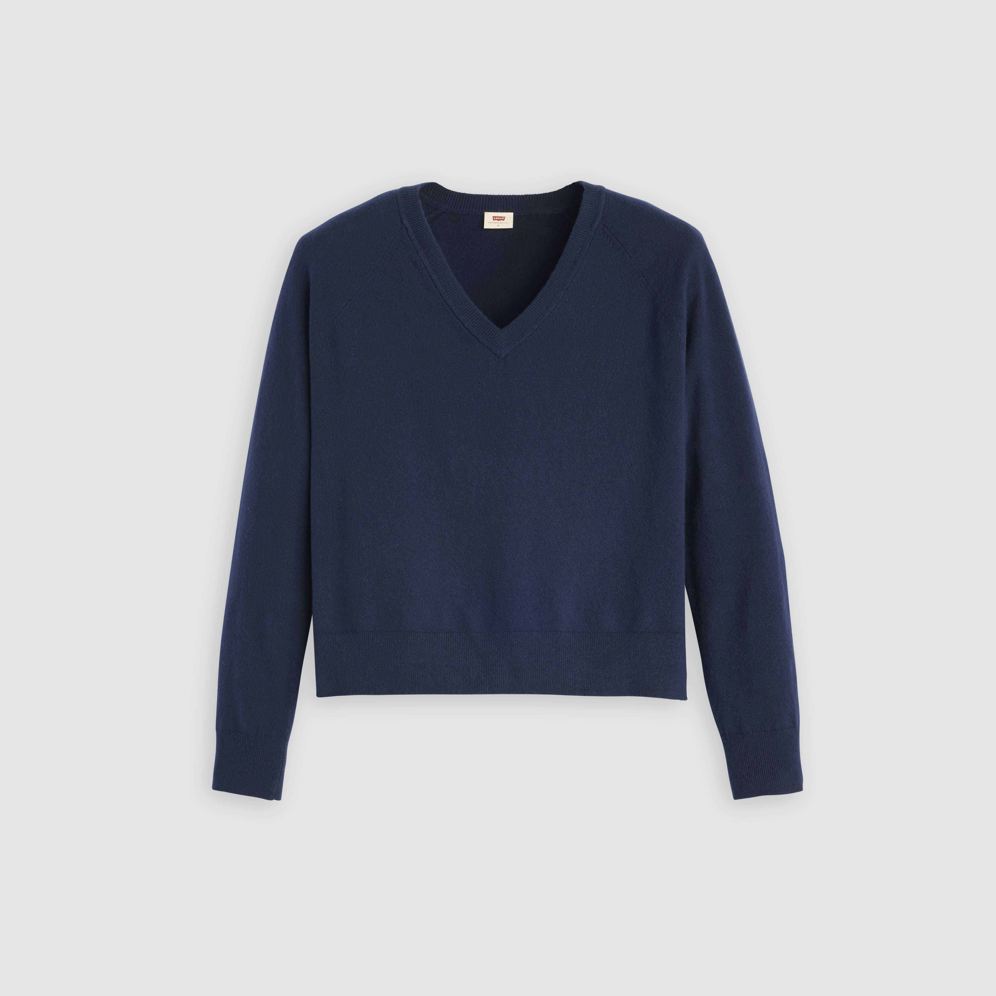 Supermiękki pulower z dekoltem w serek 5