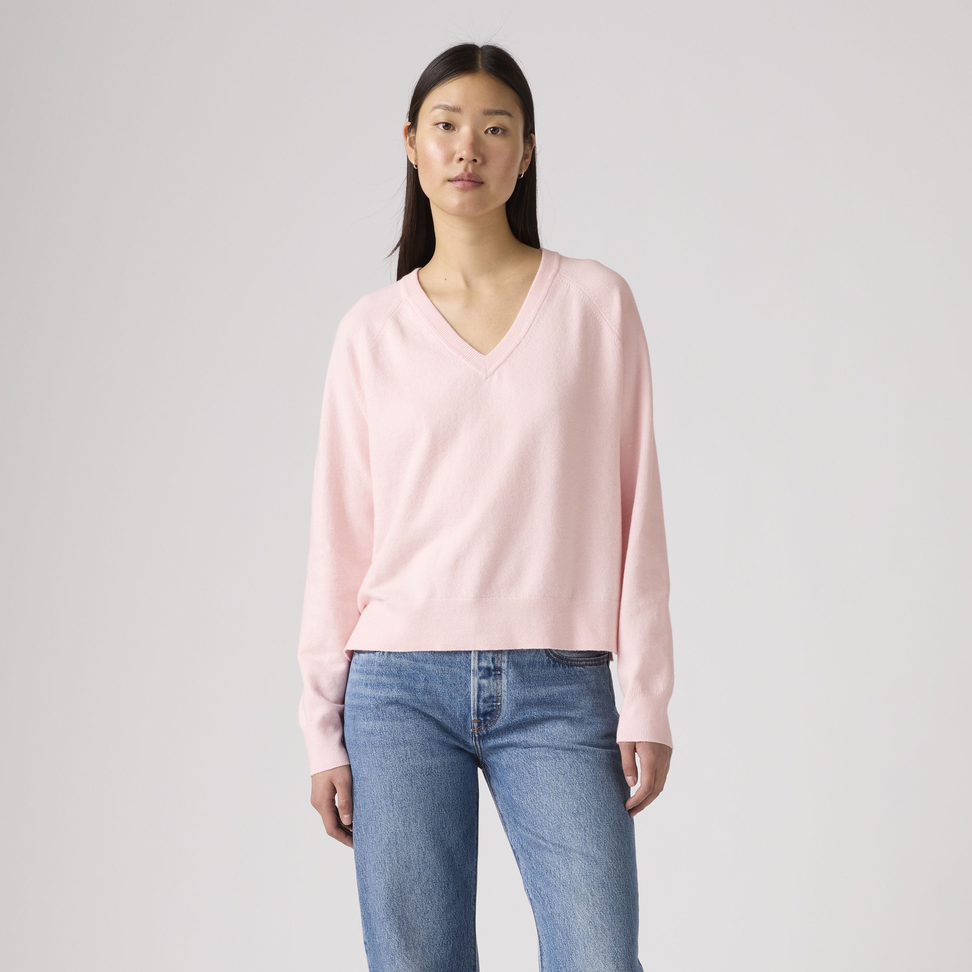 Supersoft V-Neck Pullover Sweater 2