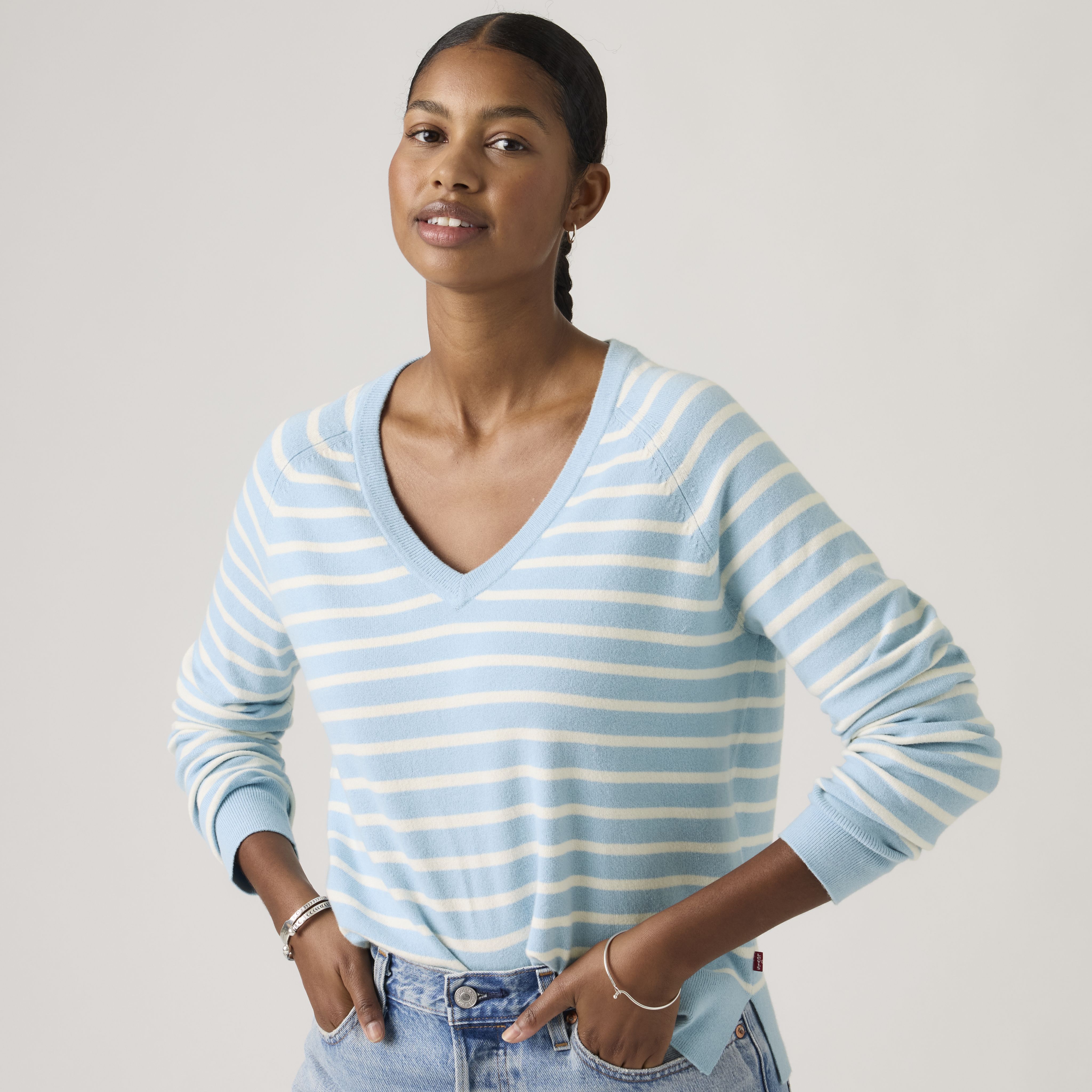Supersoft V-Neck Pullover Sweater 1