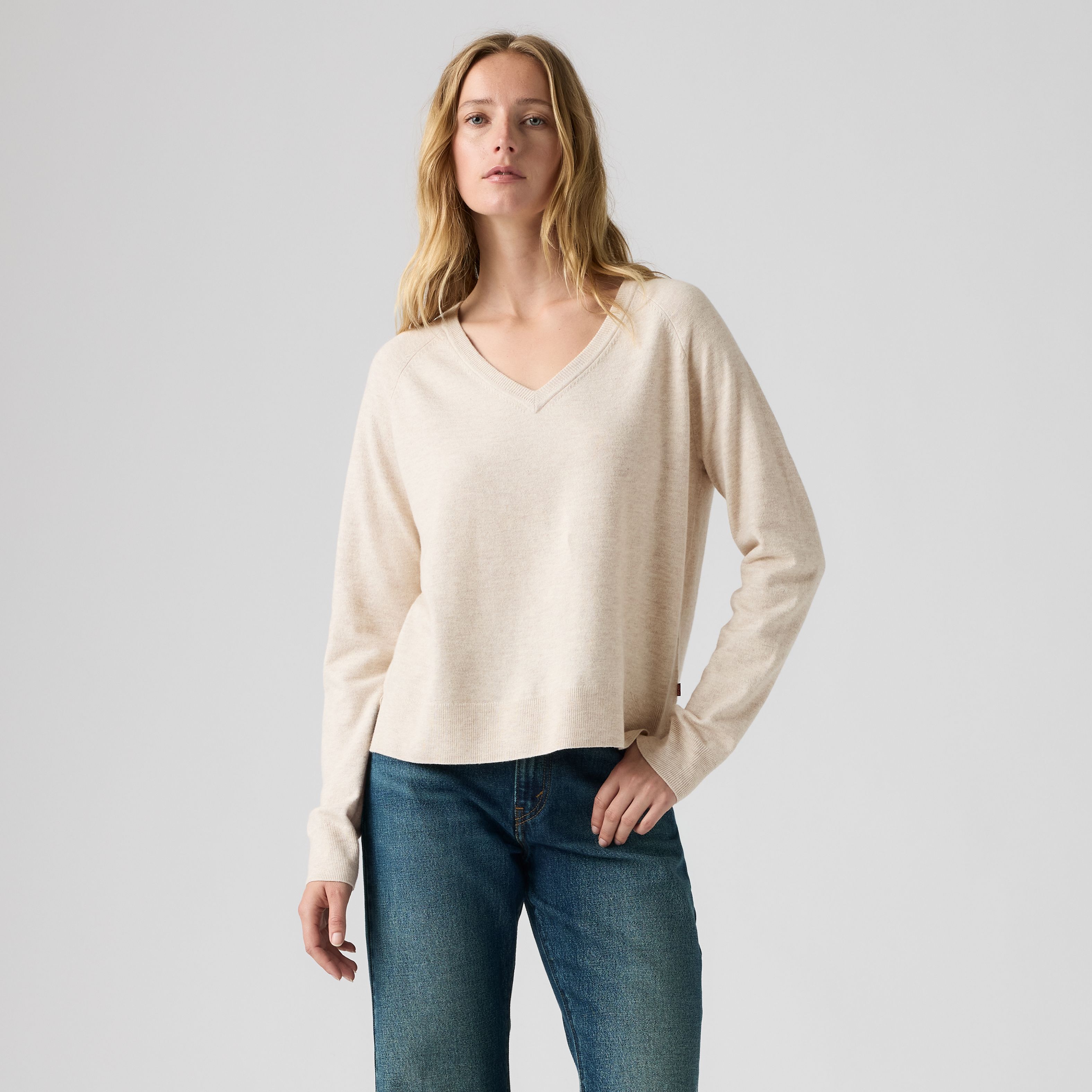 Supersoft V-Neck Pullover Sweater 1