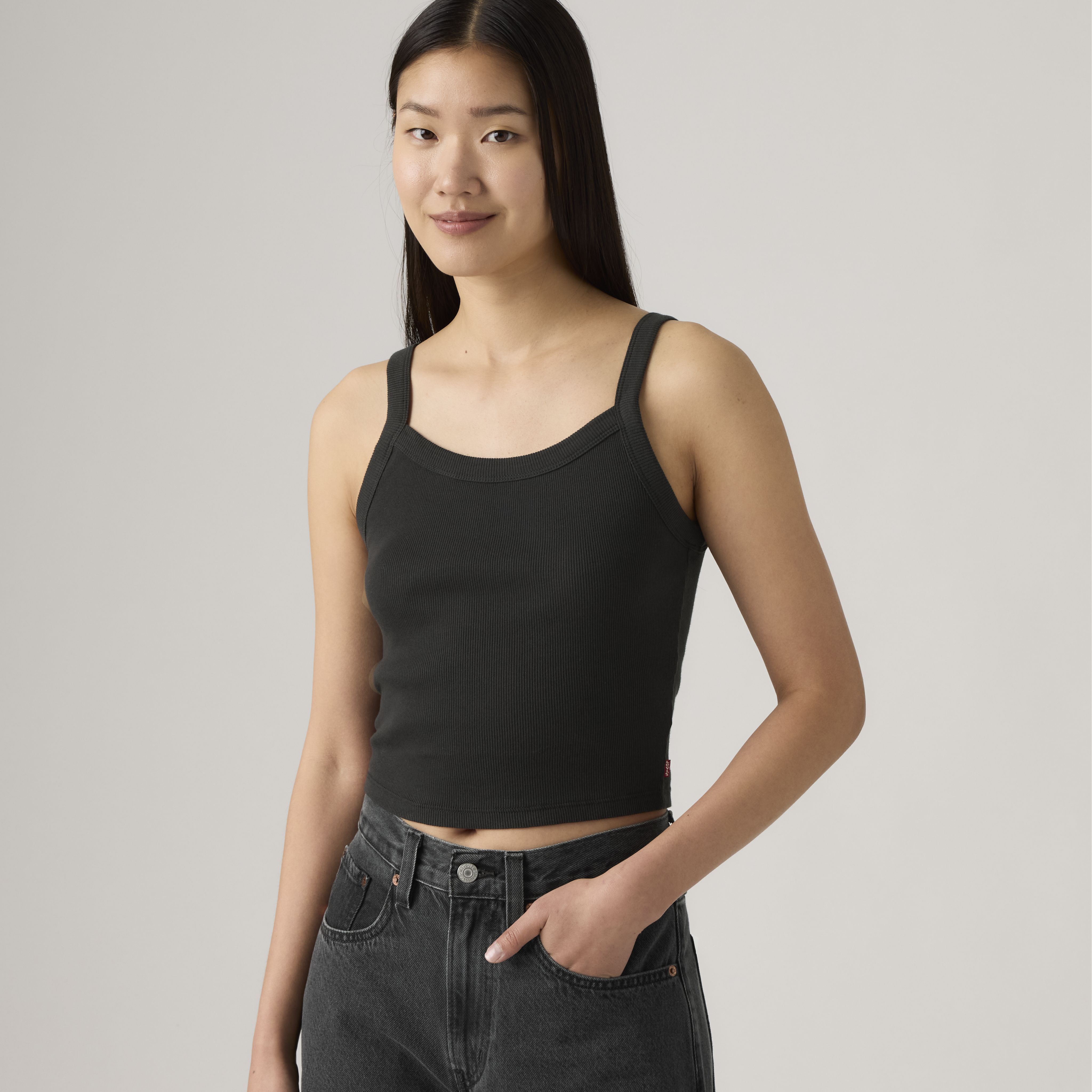 Essential Sporty Ribbed Tank Top 1